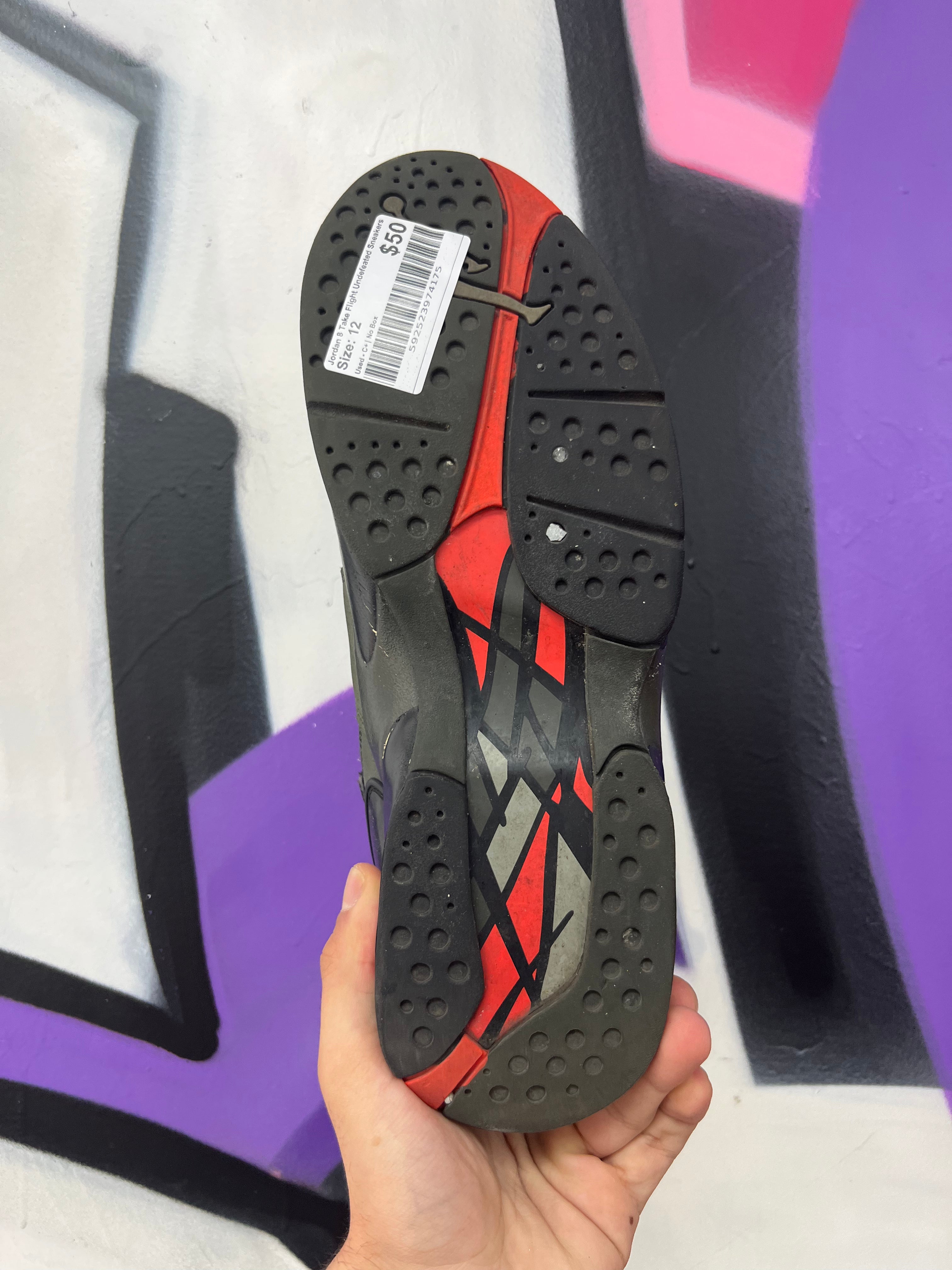 Jordan 8 Take Flight Undefeated Sneakers