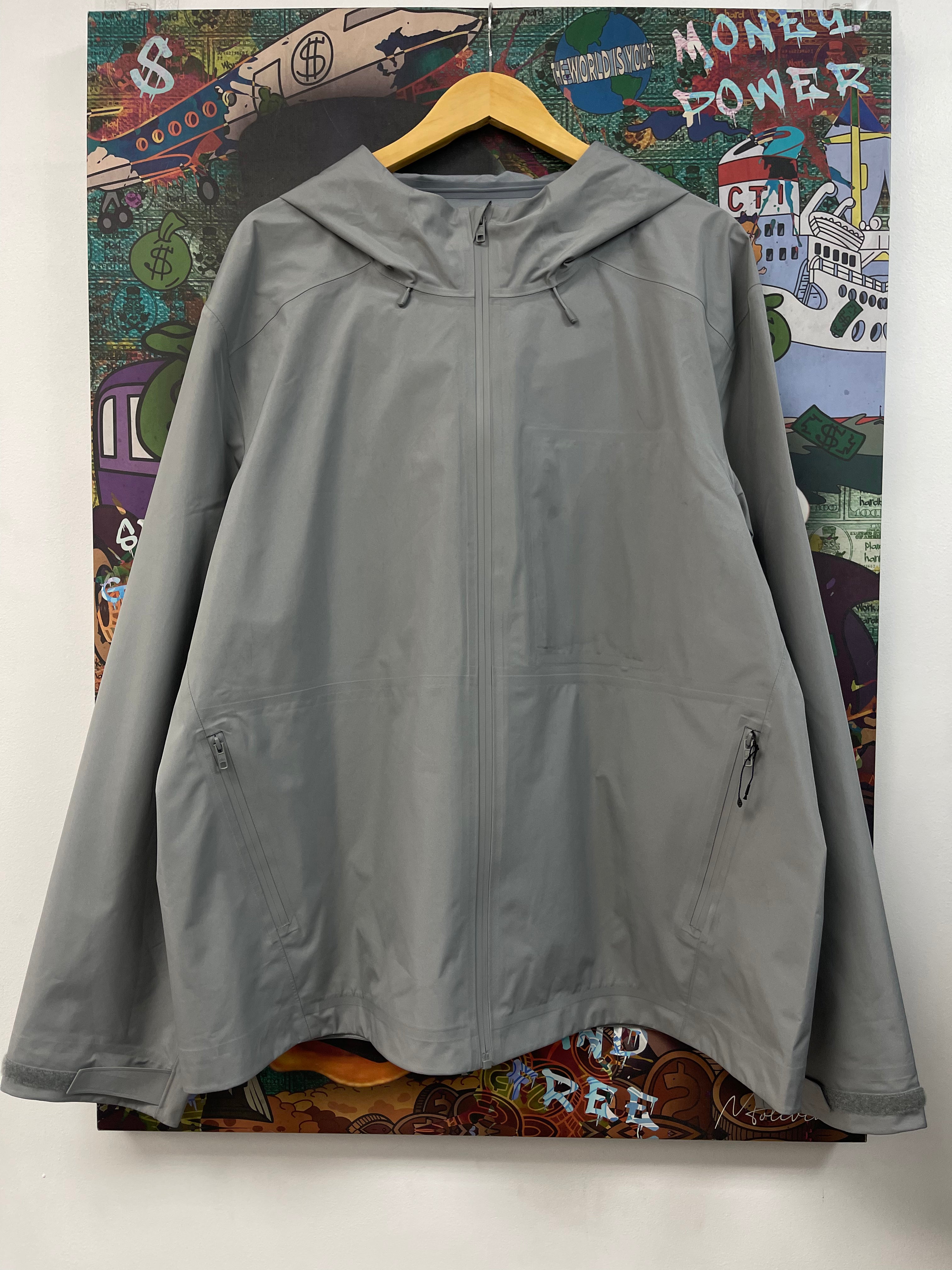 ALO Grey Windbreaker Jacket