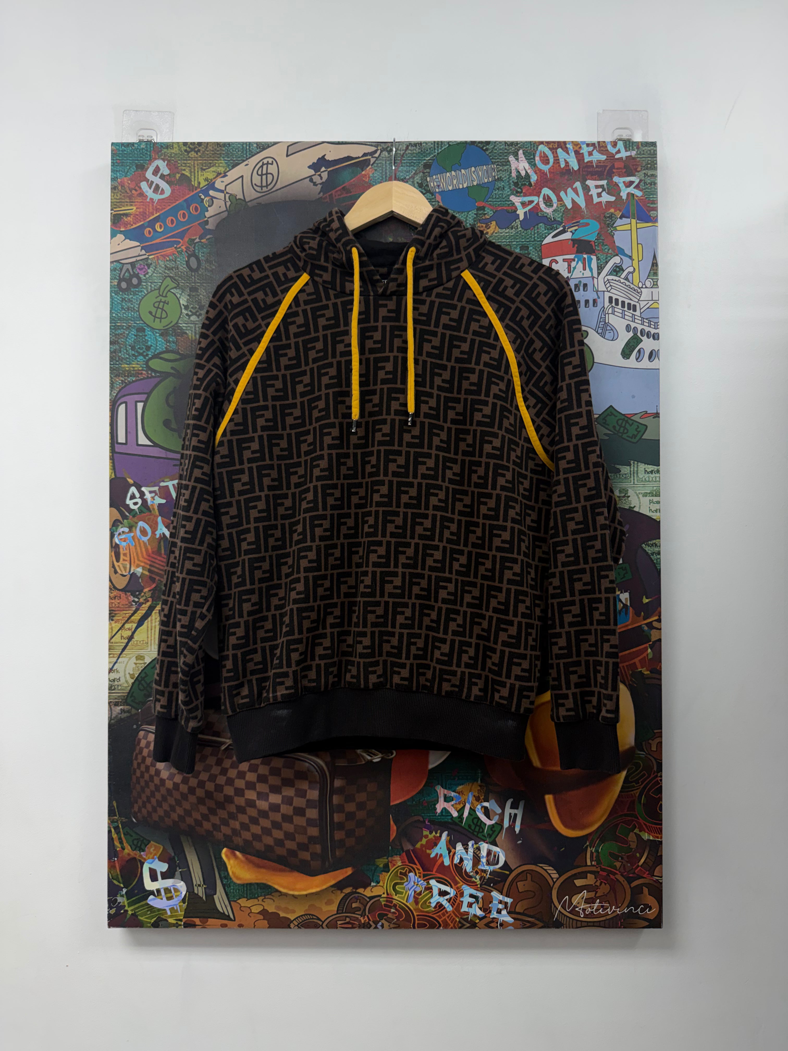 Fendi Brown Monogram Hoodie