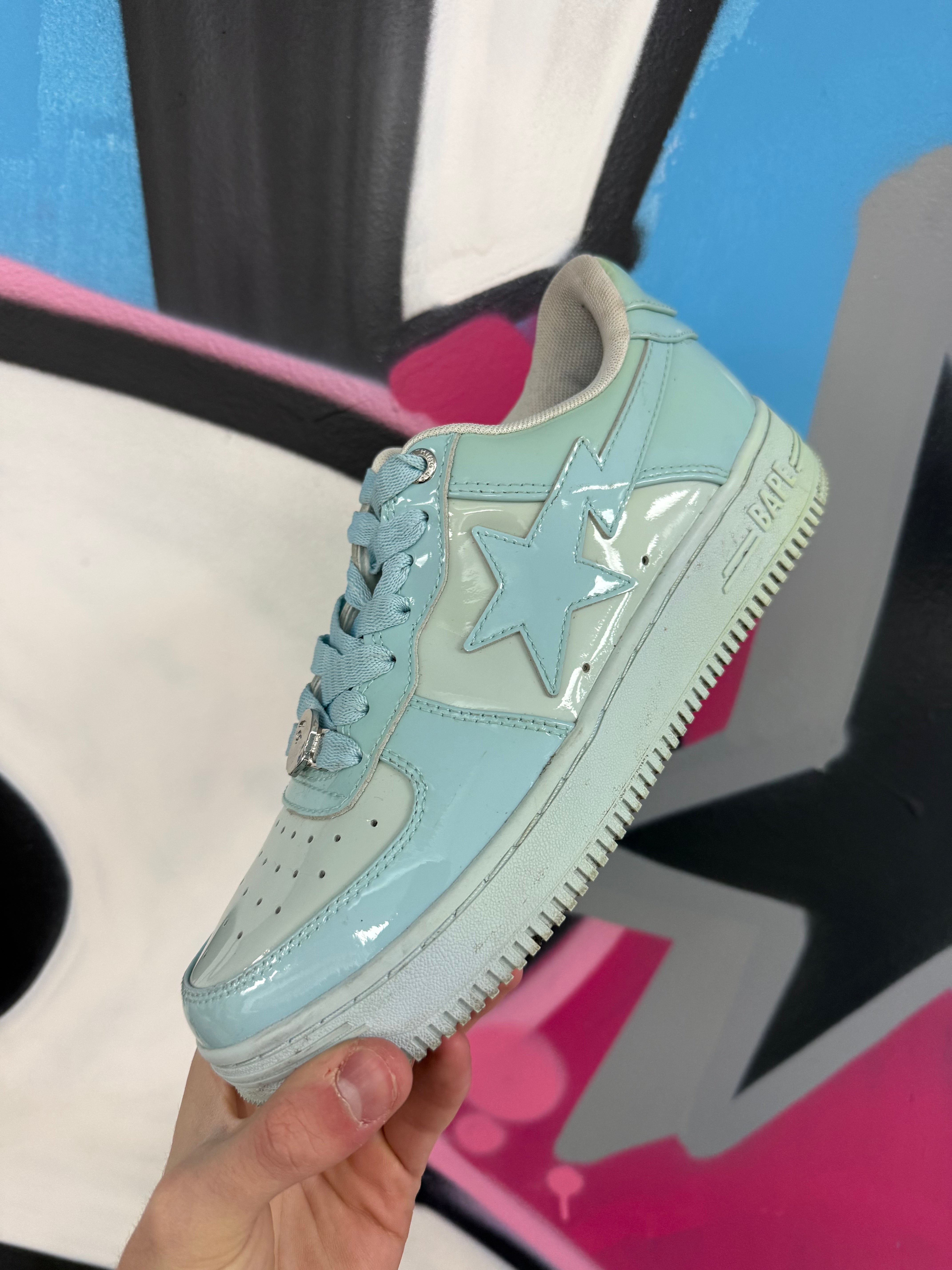 Bape Bapesta Baby Blue Sneakers