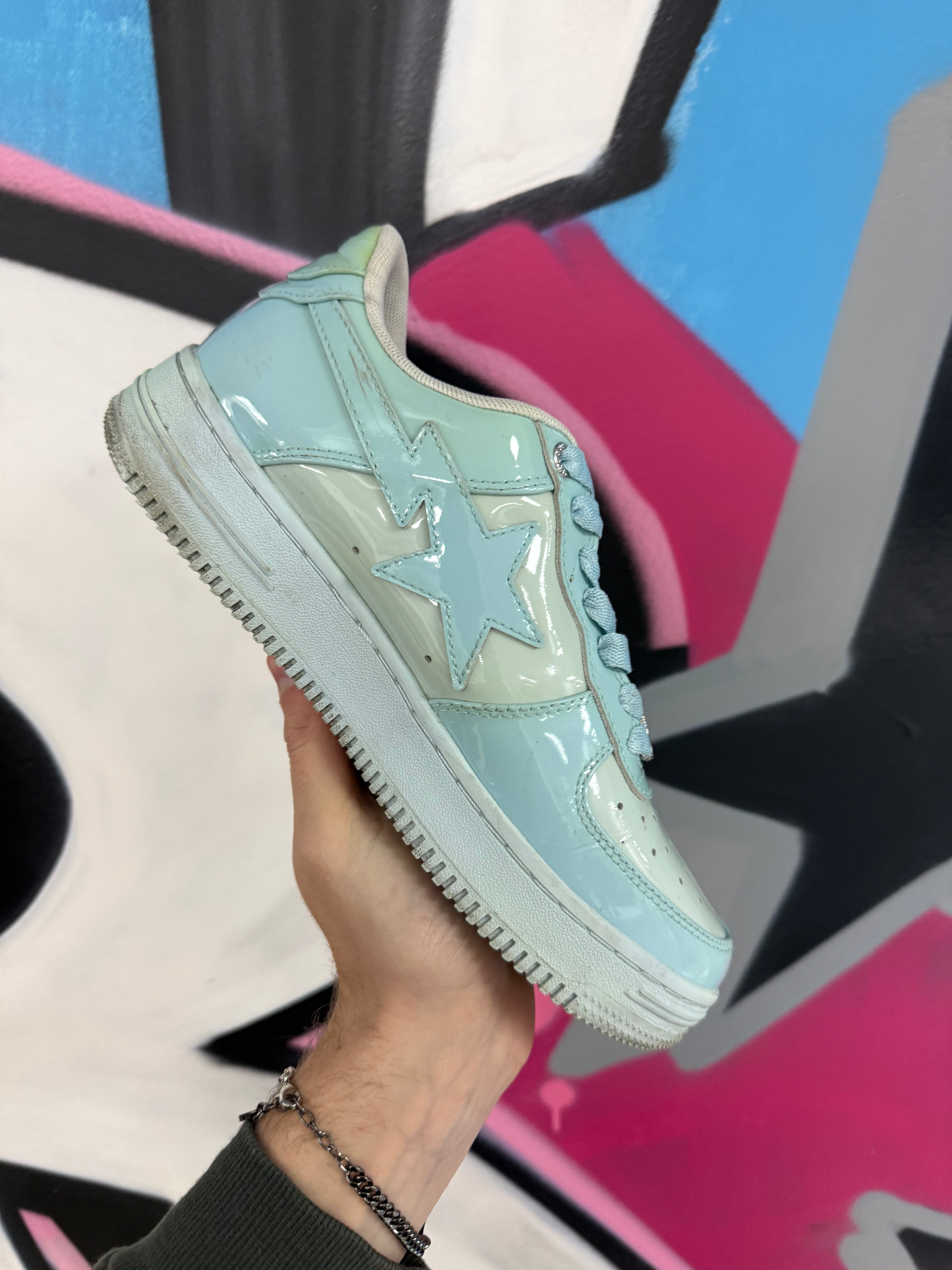 Bape Bapesta Baby Blue Sneakers