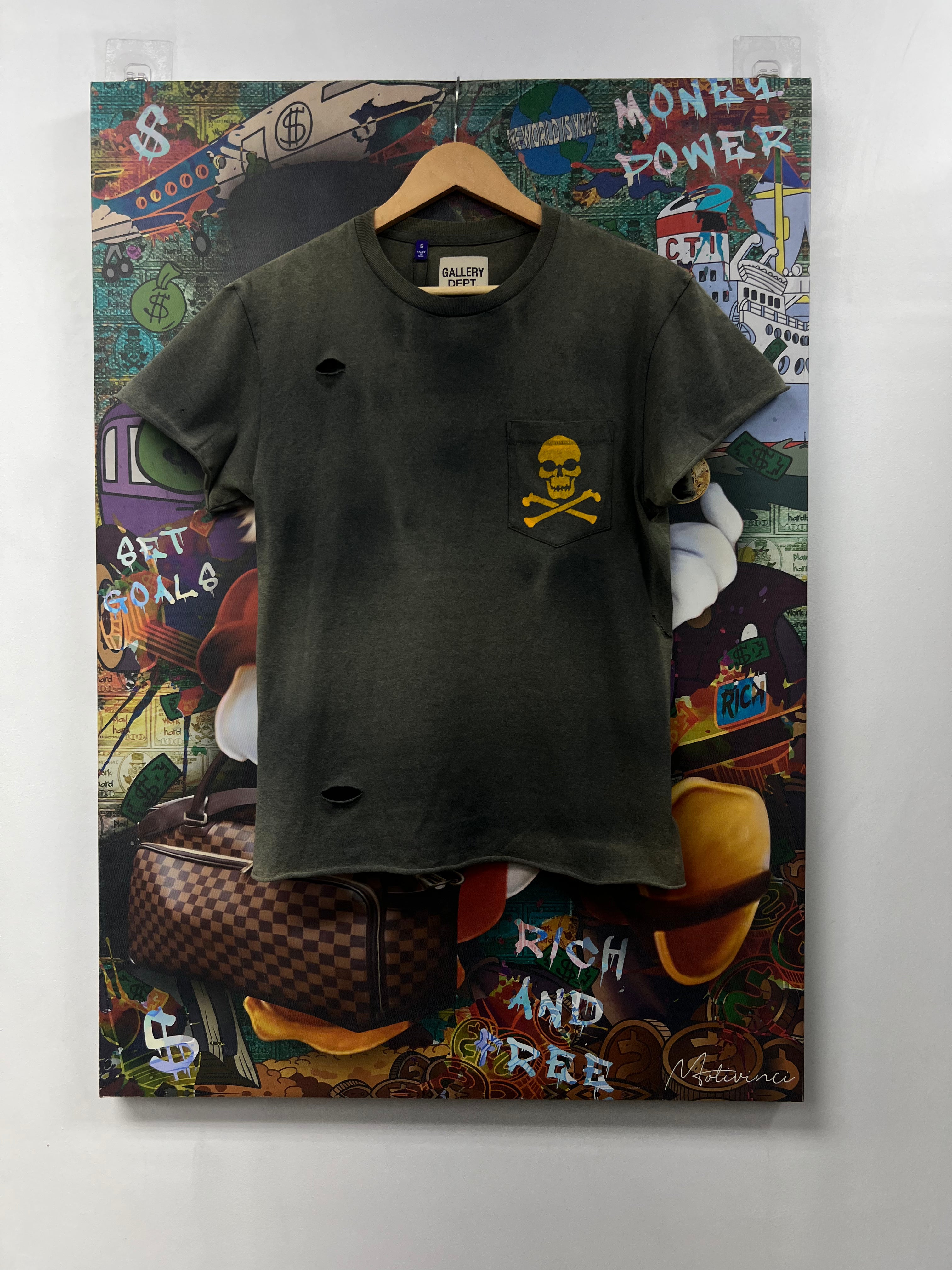 Gallery Dept Sunfaded Skull Tee