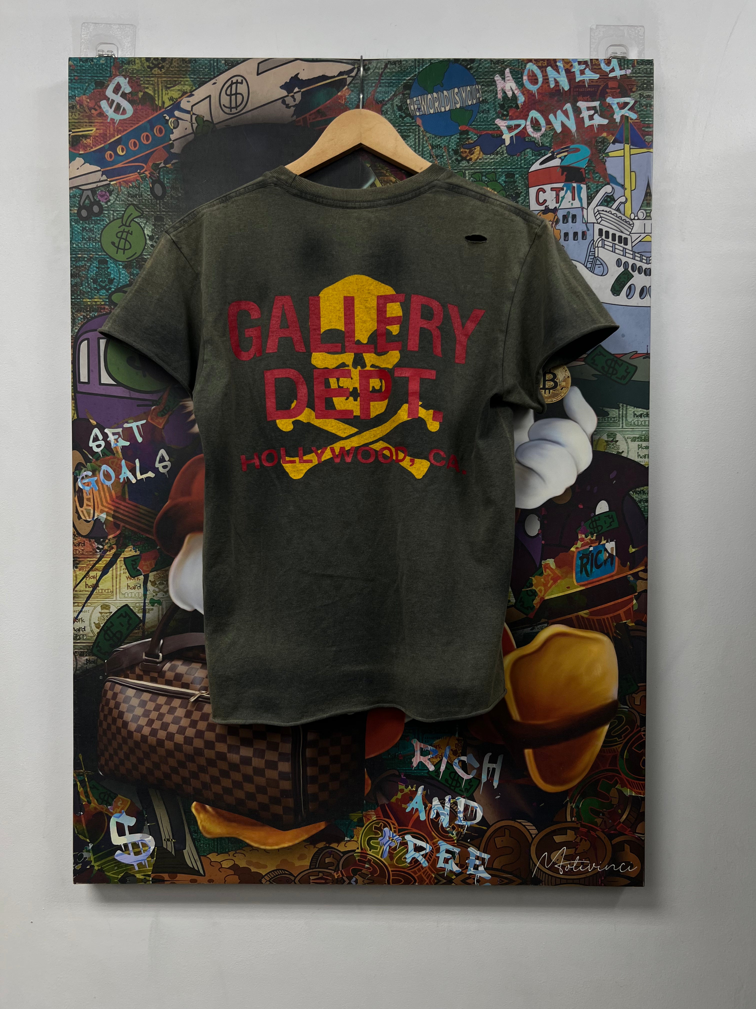 Gallery Dept Sunfaded Skull Tee