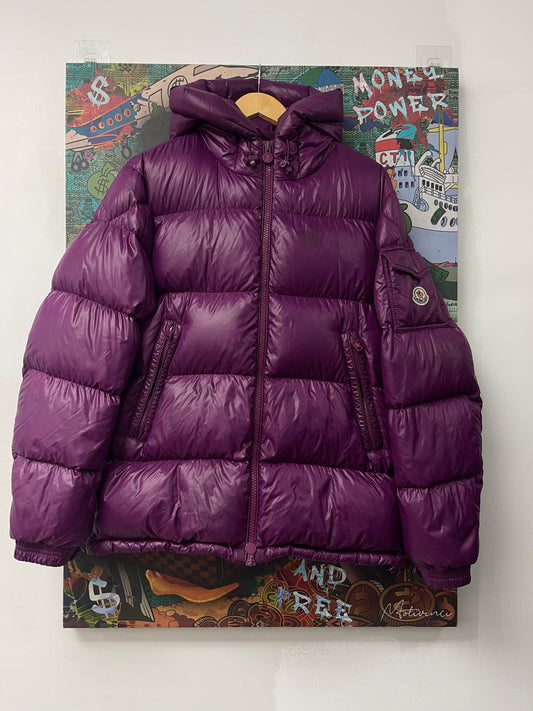 Moncler Purple Maya Jacket  Used large