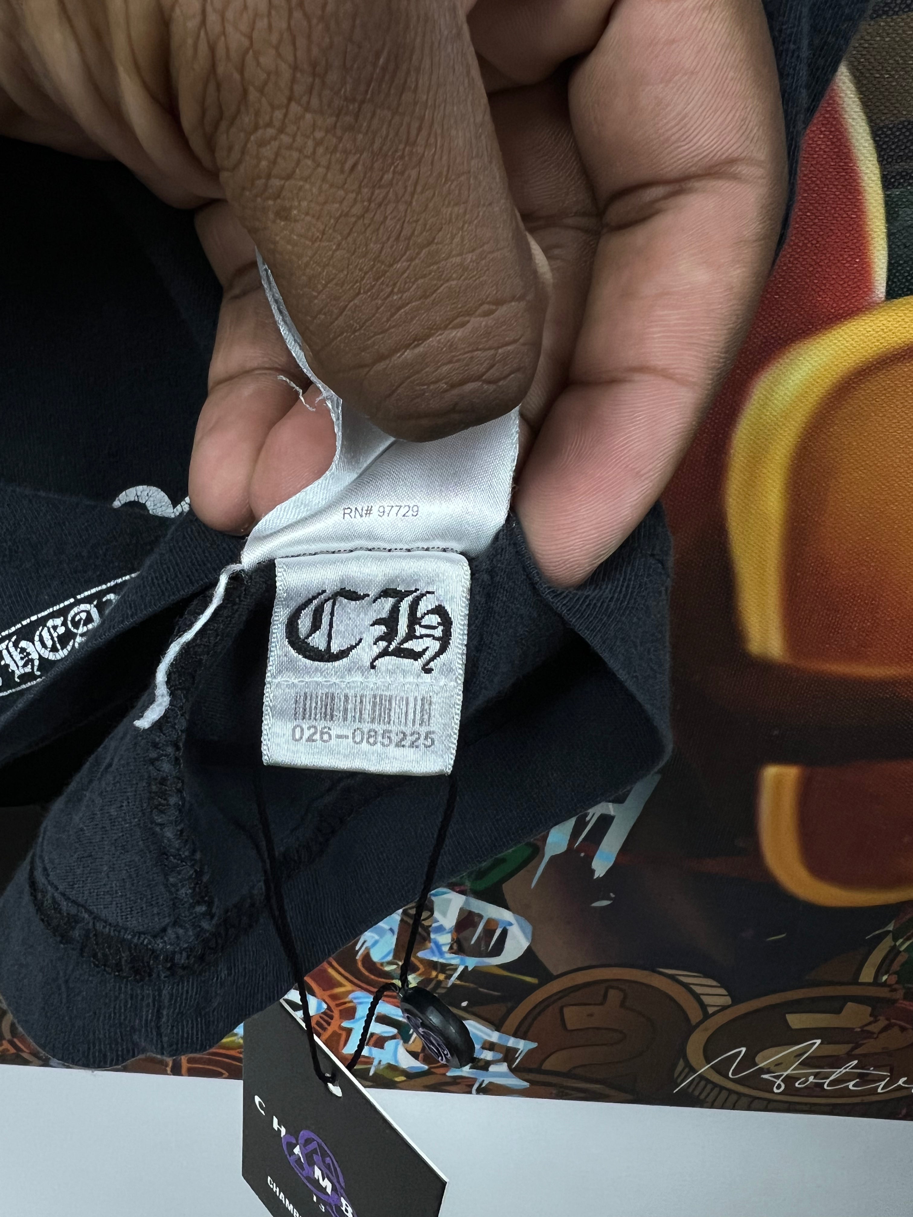 Chrome Hearts Black Horseshoe New York Tee