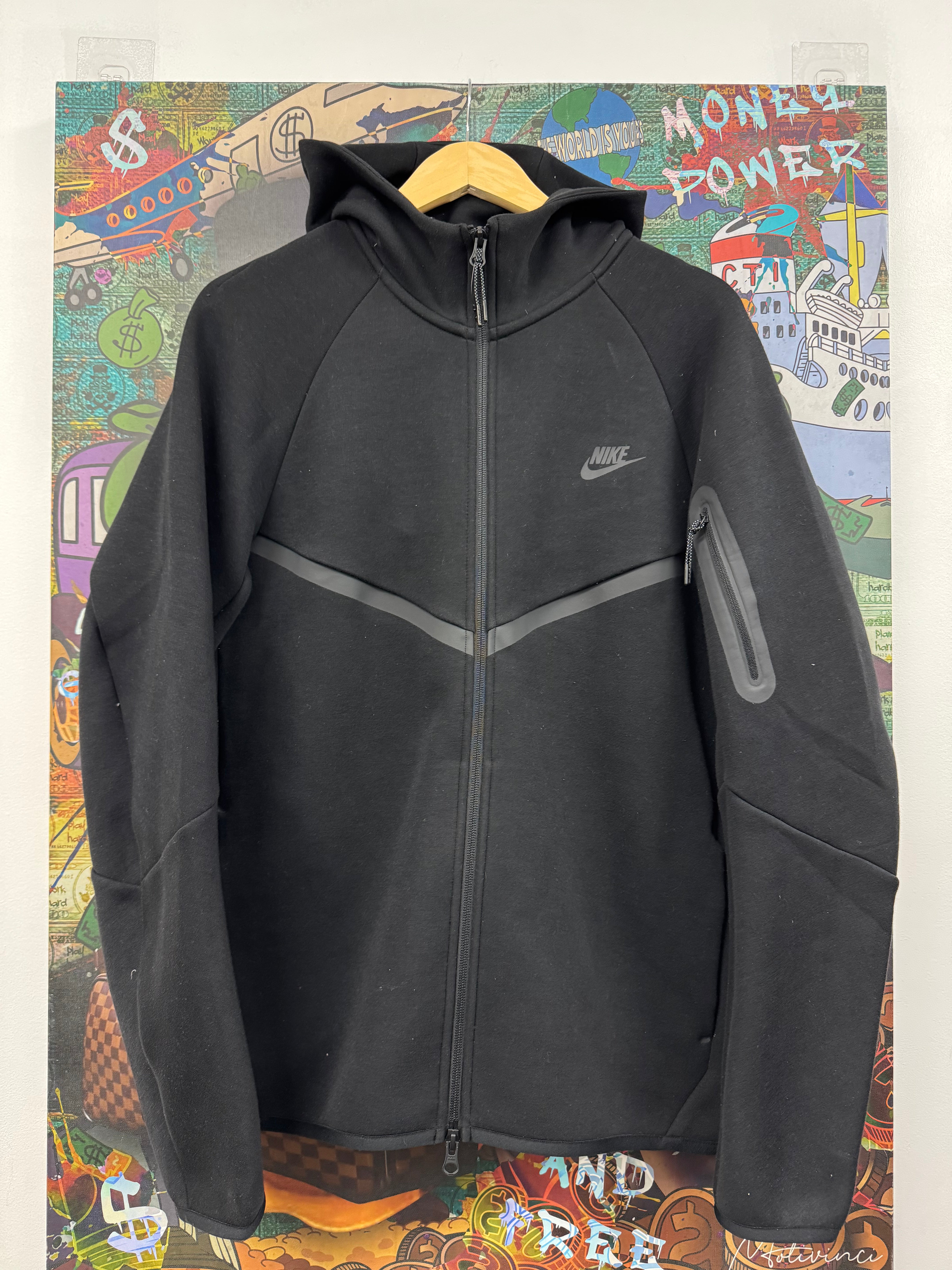Nike Black Tech Zip Up