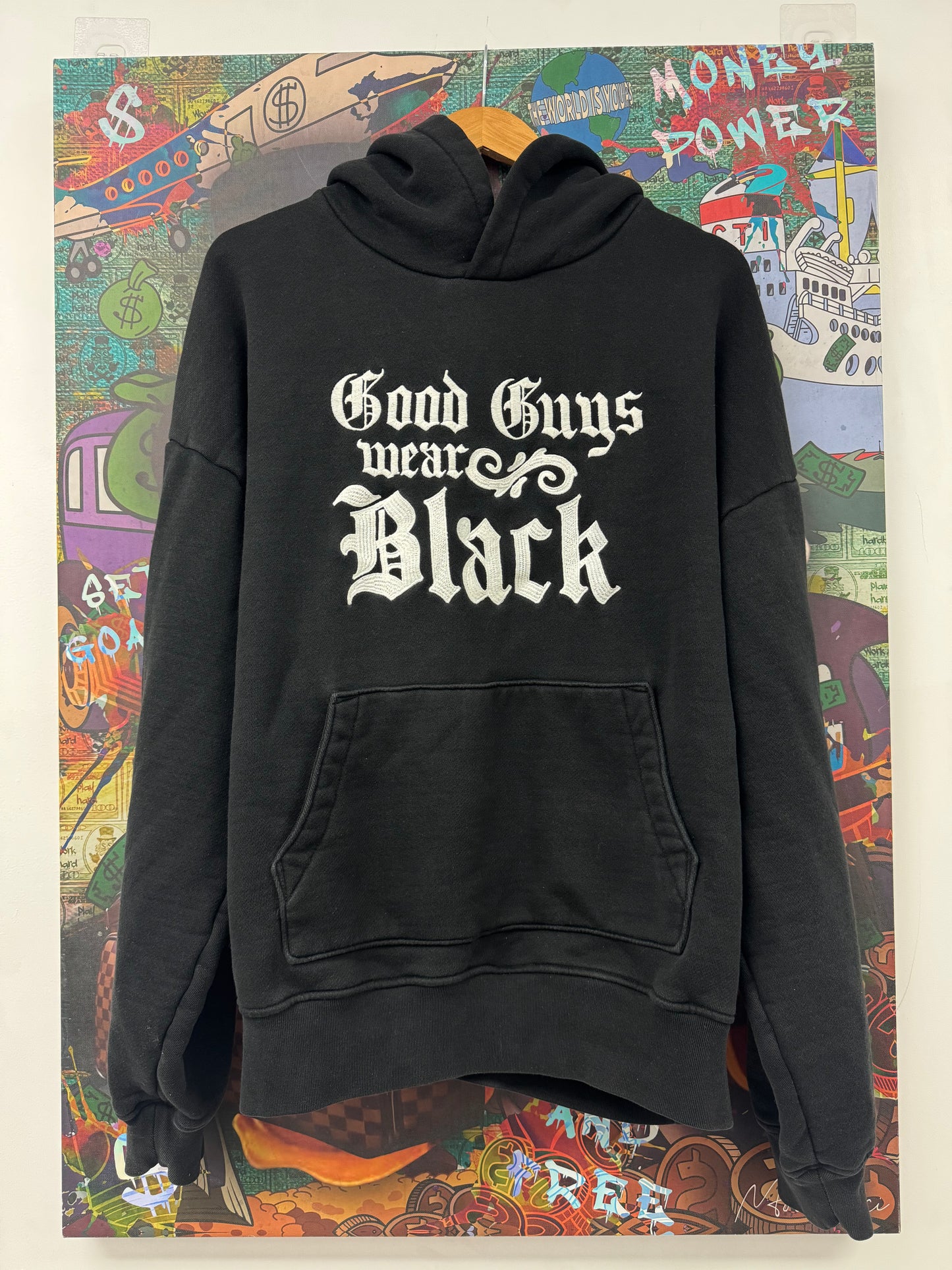 Amiri Good Boys Wear Black Hoodie  Used Medium N/A