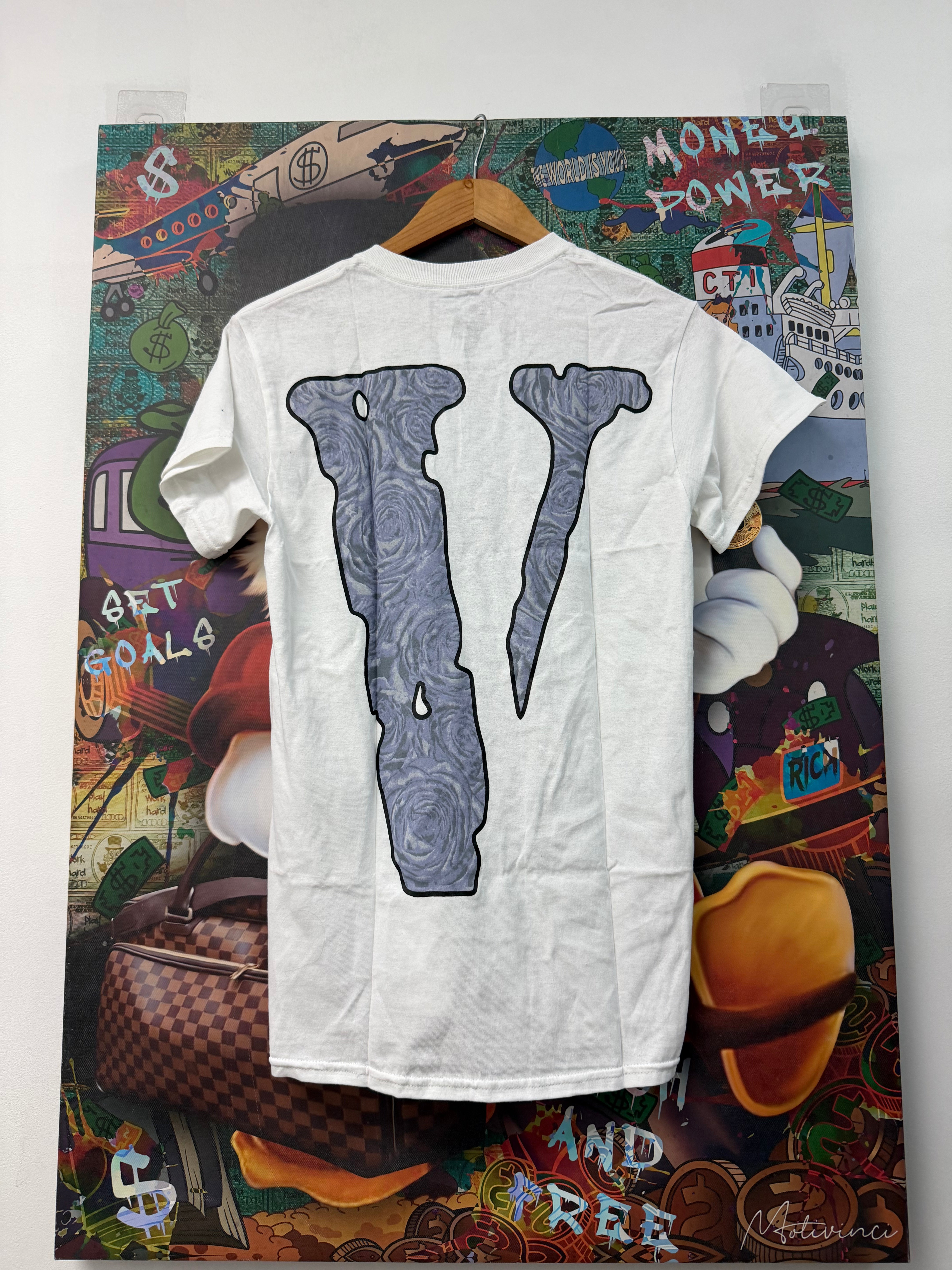 Vlone White Pop Smoke The Woo Tee