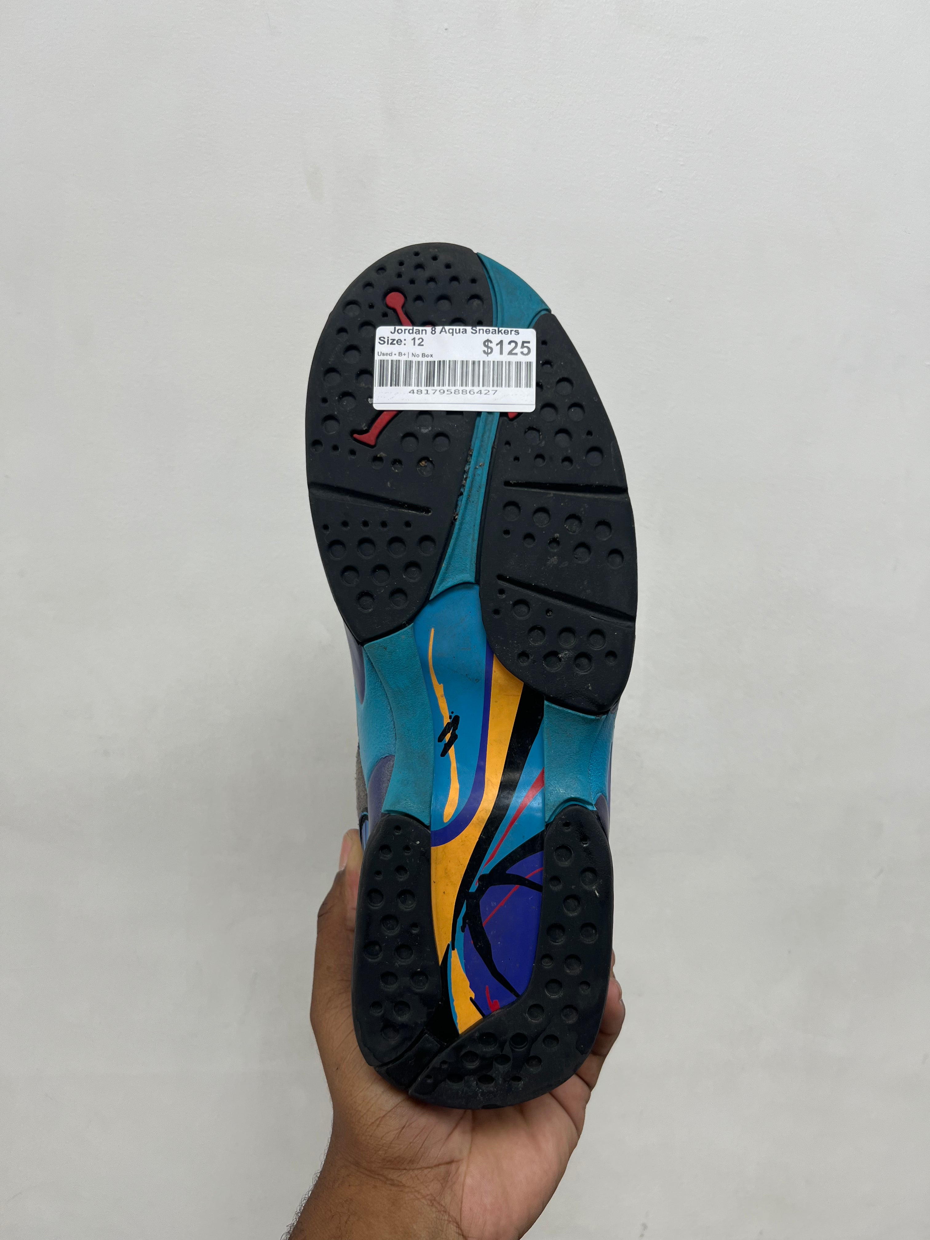 Jordan 8 Aqua Sneakers
