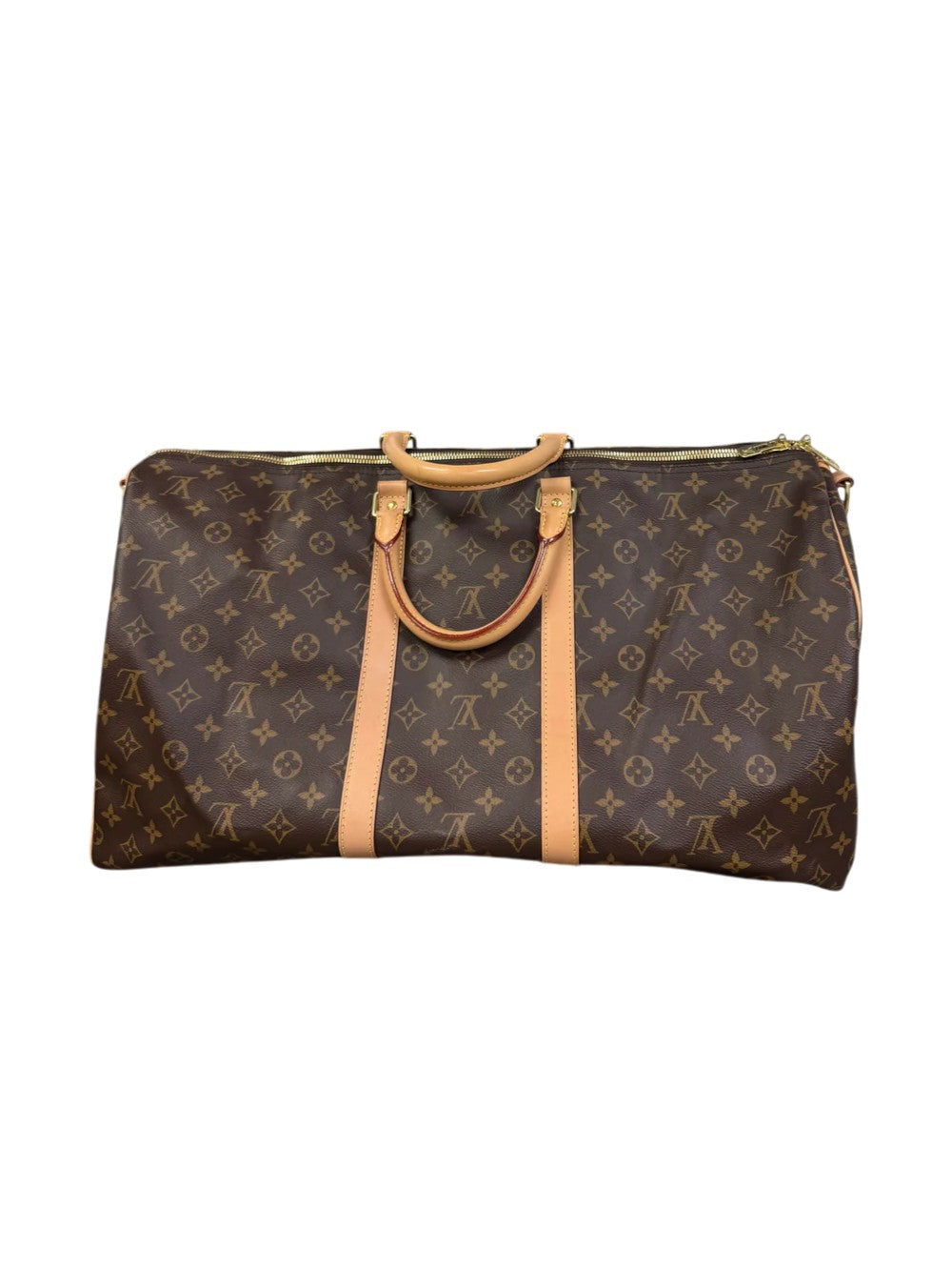 LV Duffle All Over Brown Bag