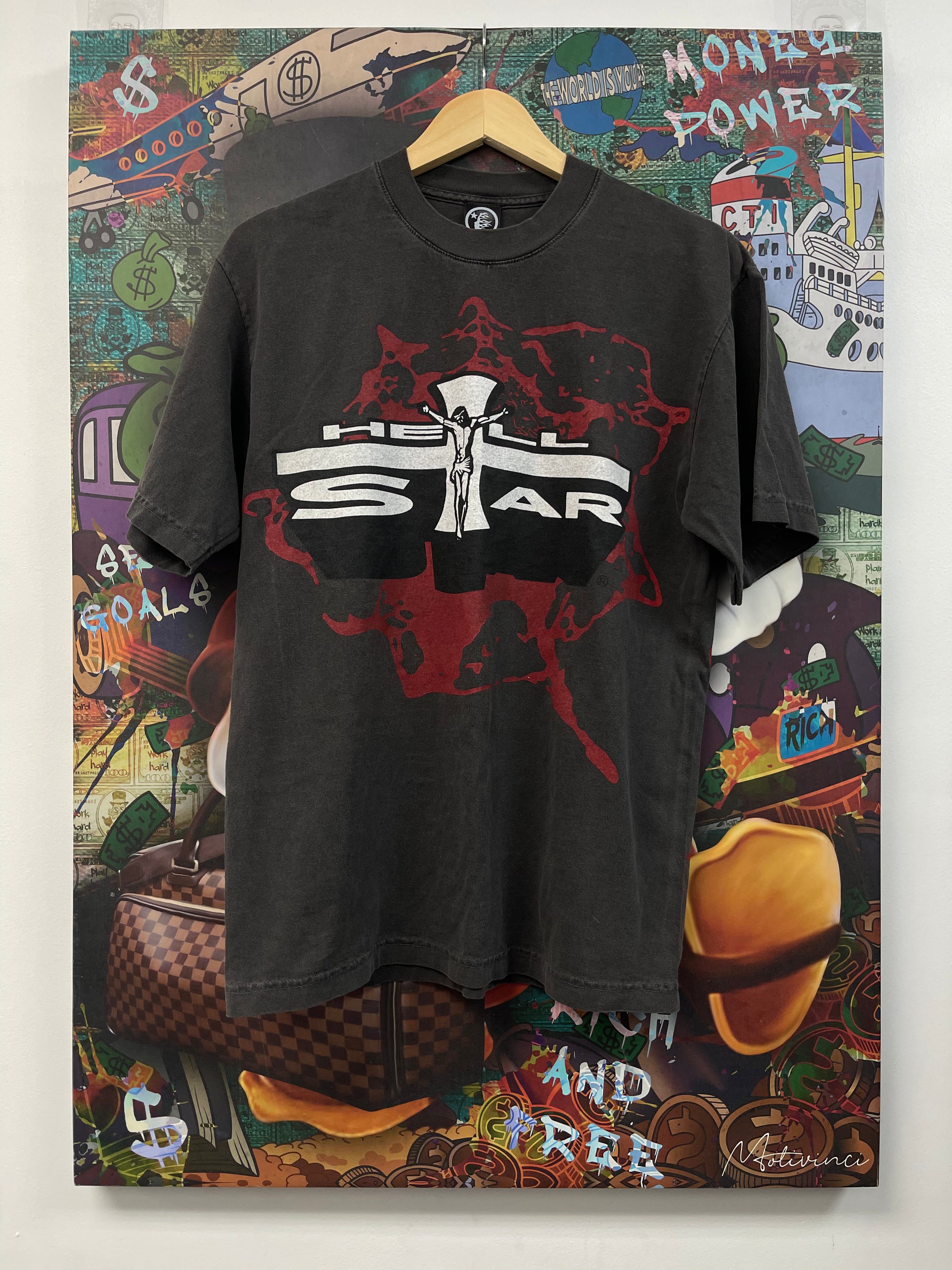 Hellstar Grey Jesus Tee