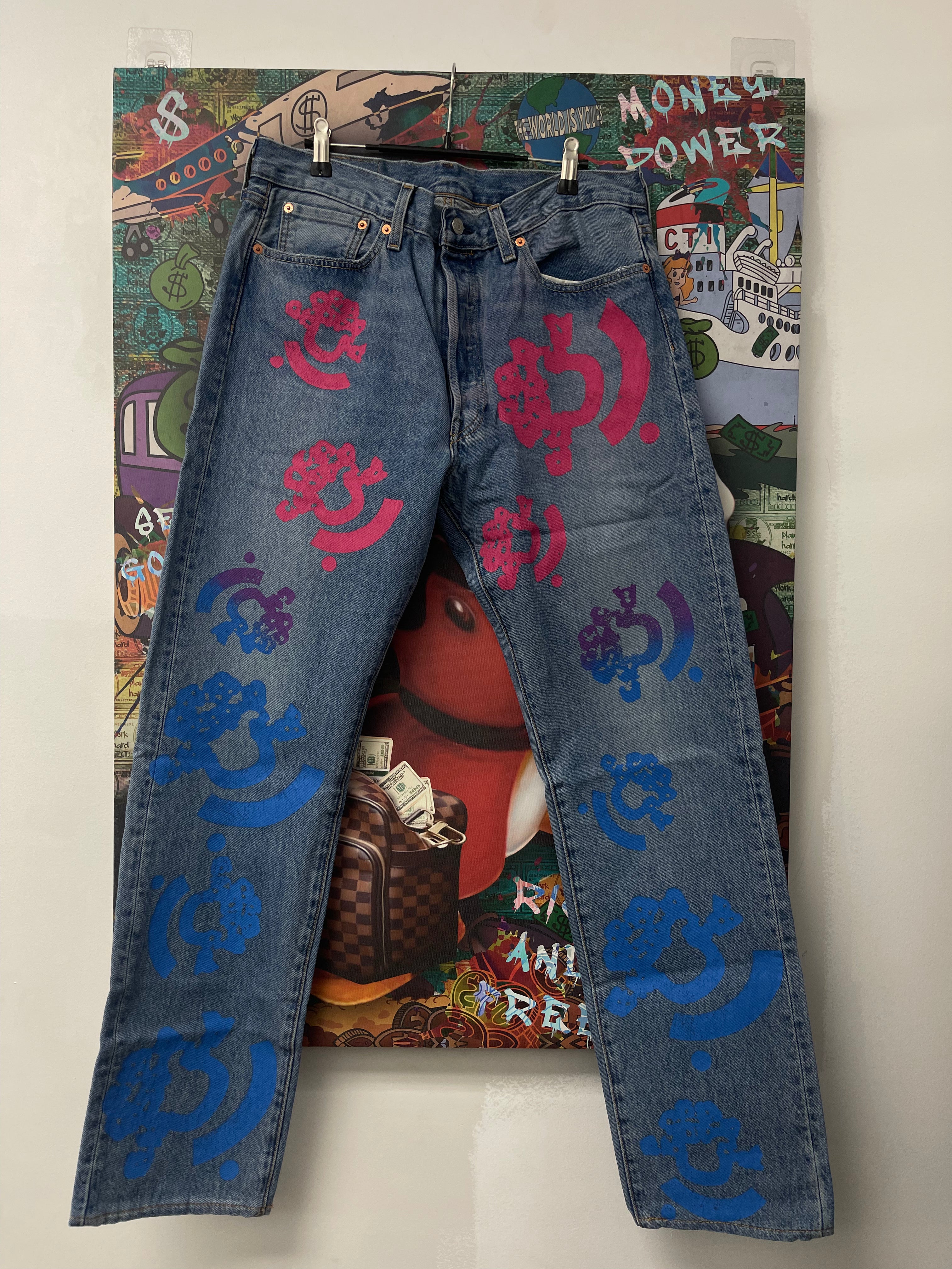 Denim Tears Light Wash B Stroy Jeans  New 32