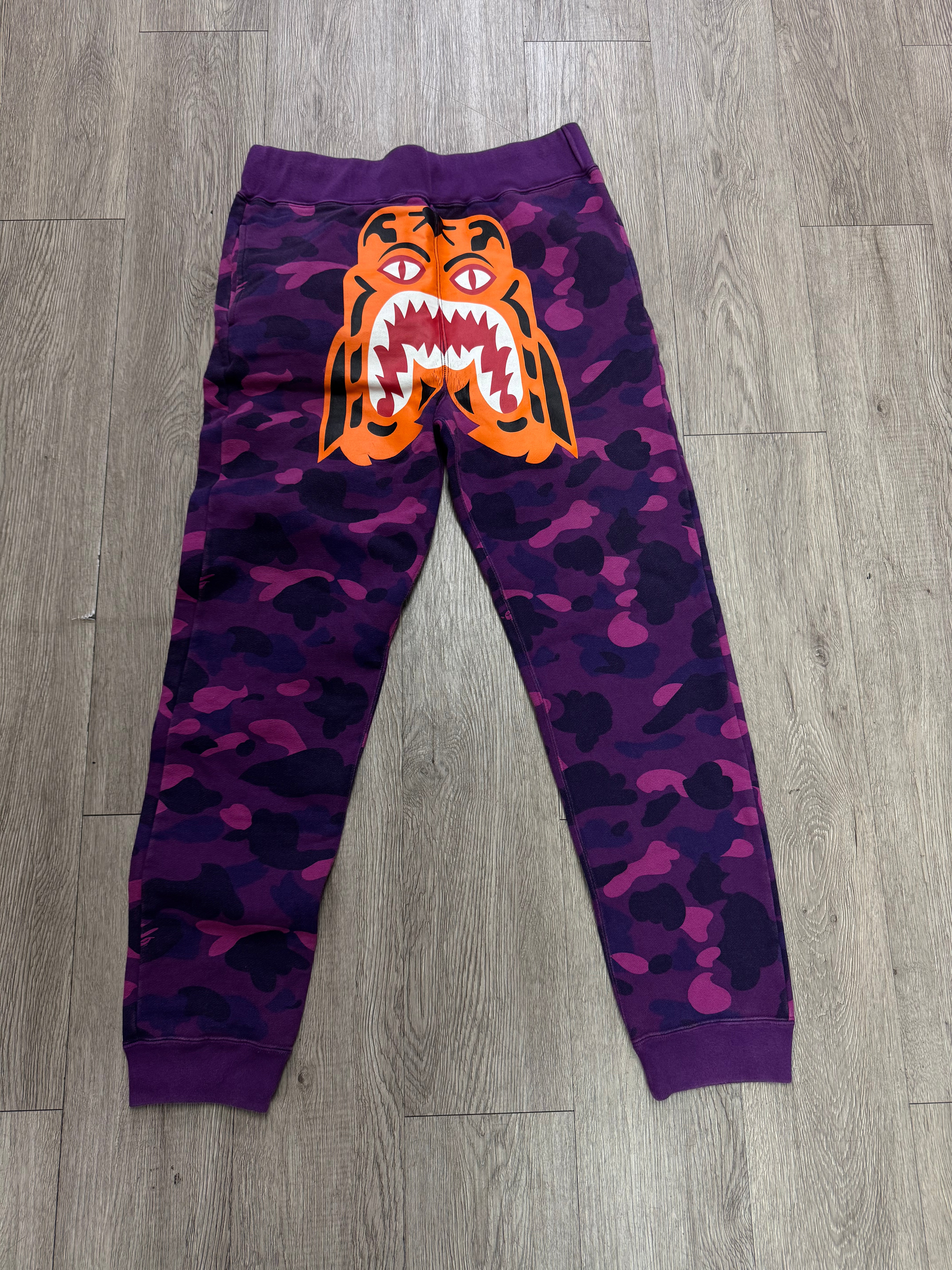 Bape Purple Camo Tiger Sweats