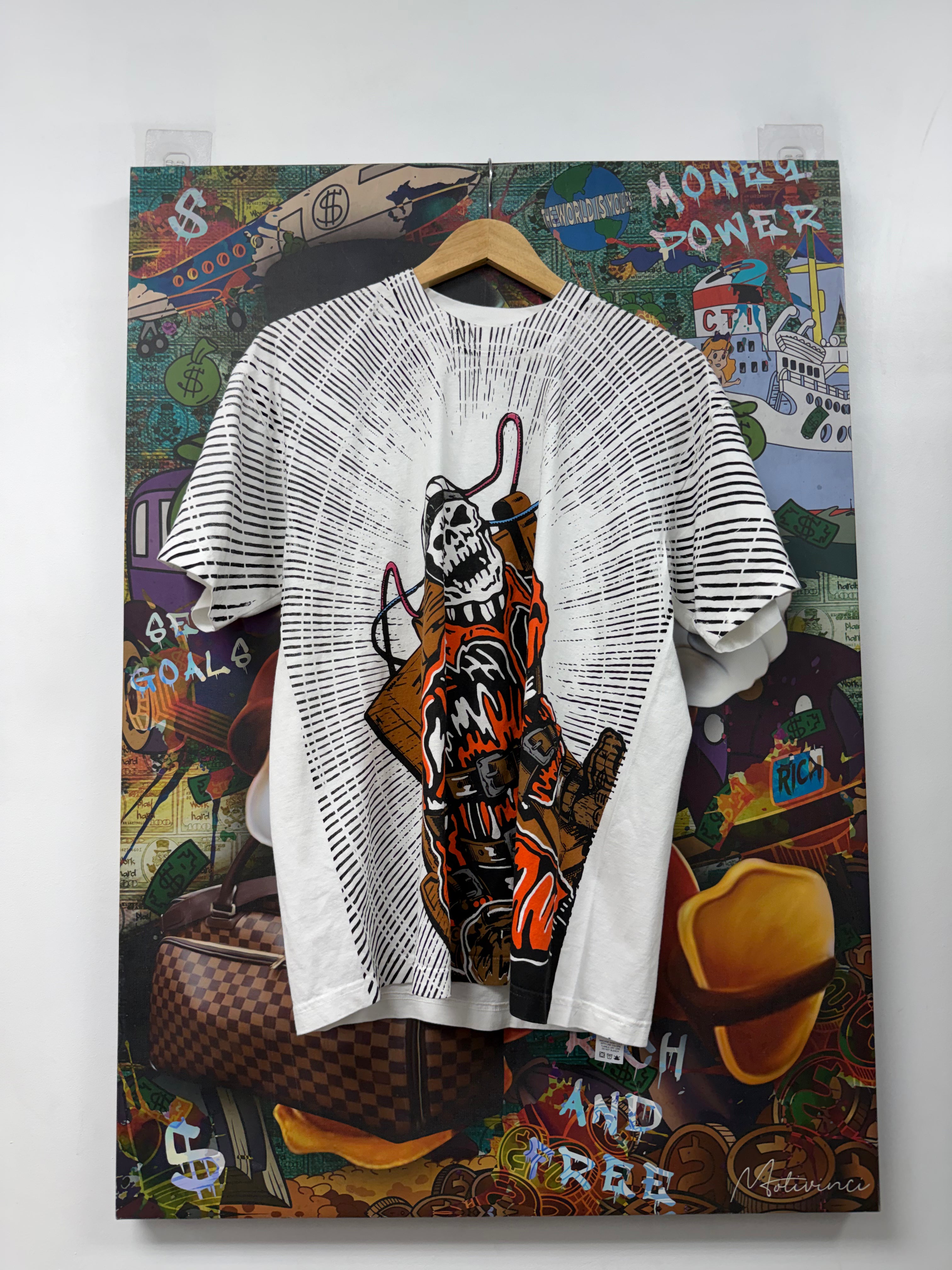 Warren Lotas White Electric Chair Tee