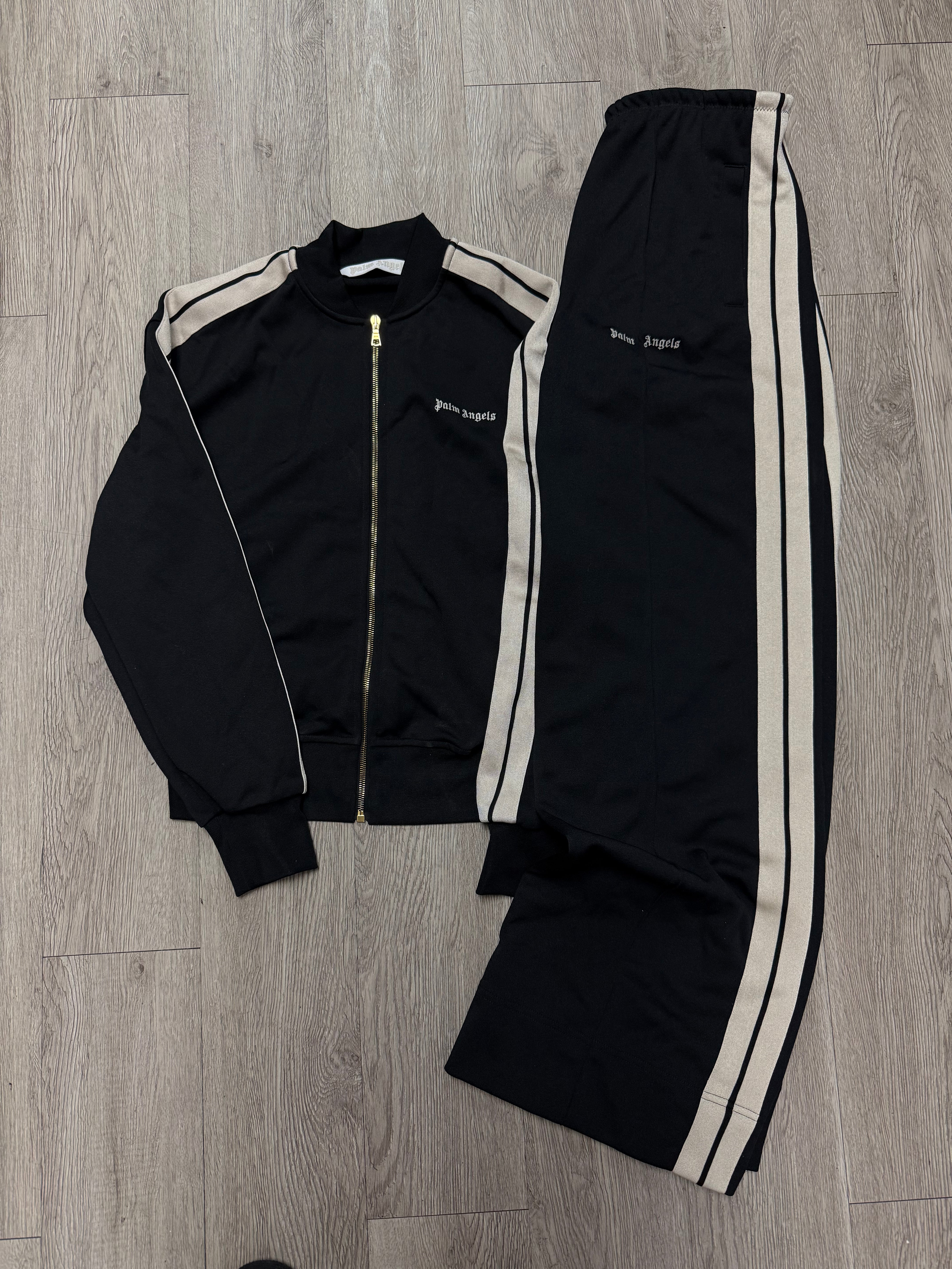 Palm Angels Black Cream Track Suit
