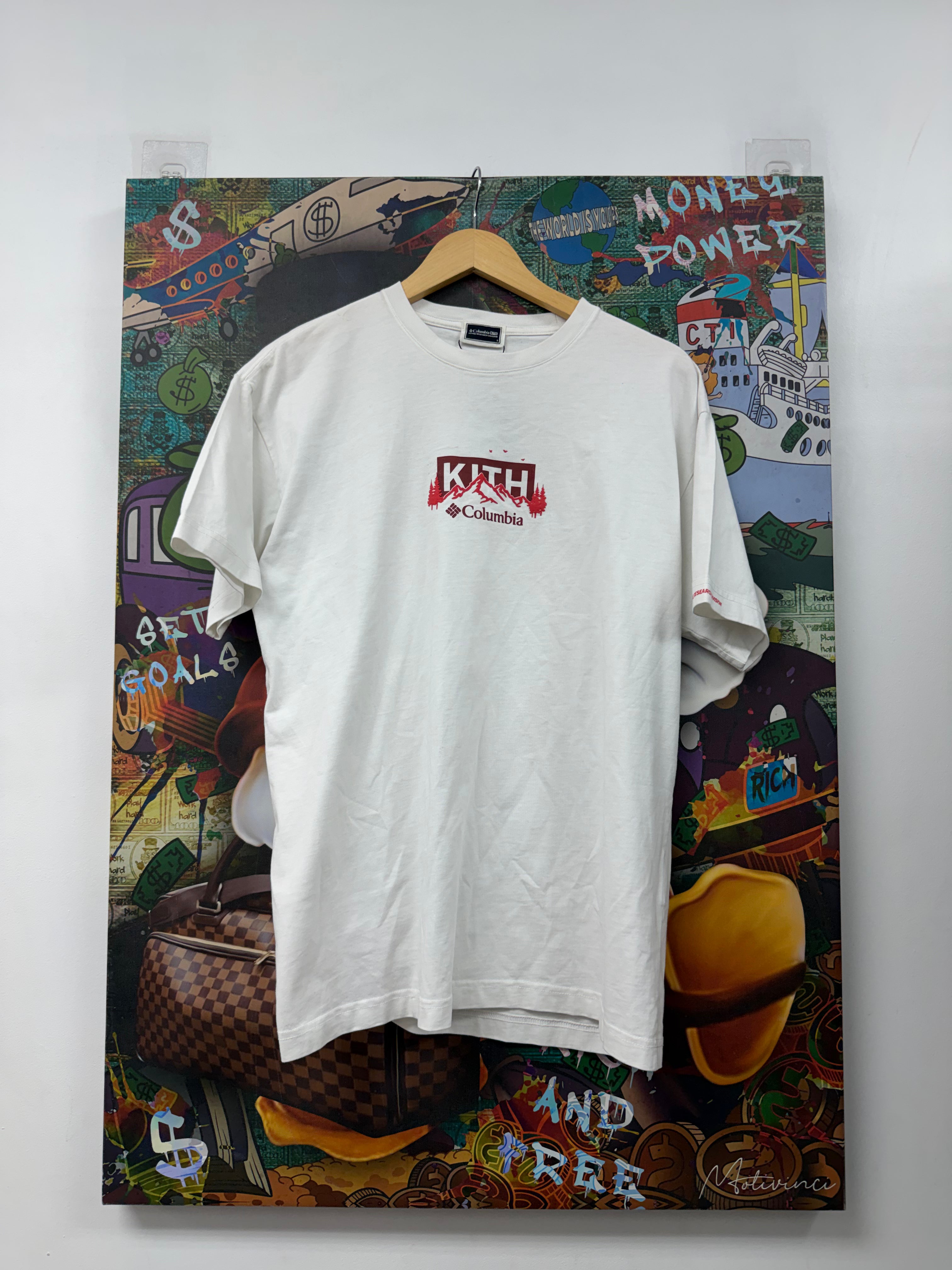 Kith x Columbia Box Logo Tee