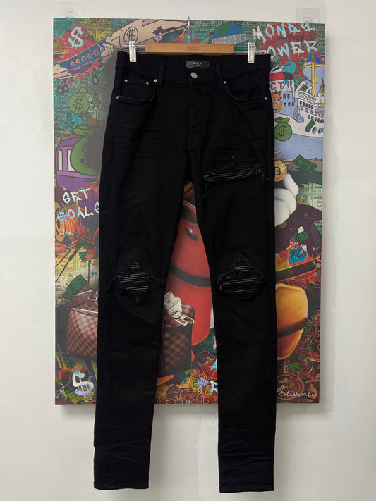 Amiri MX1 Black Brown Paisley Used 32 N/A