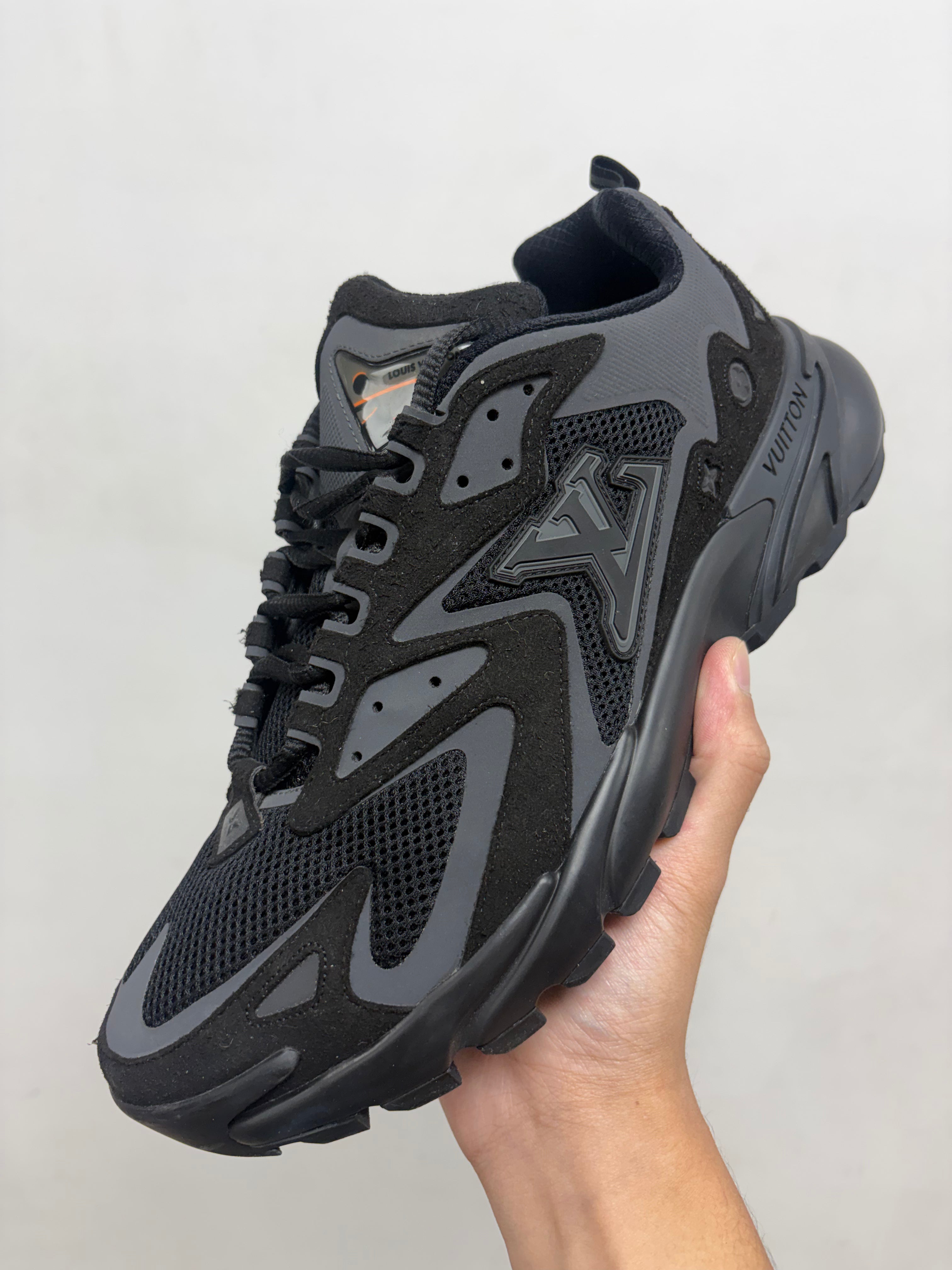 Louis Vuitton Black Tactical Sneakers
