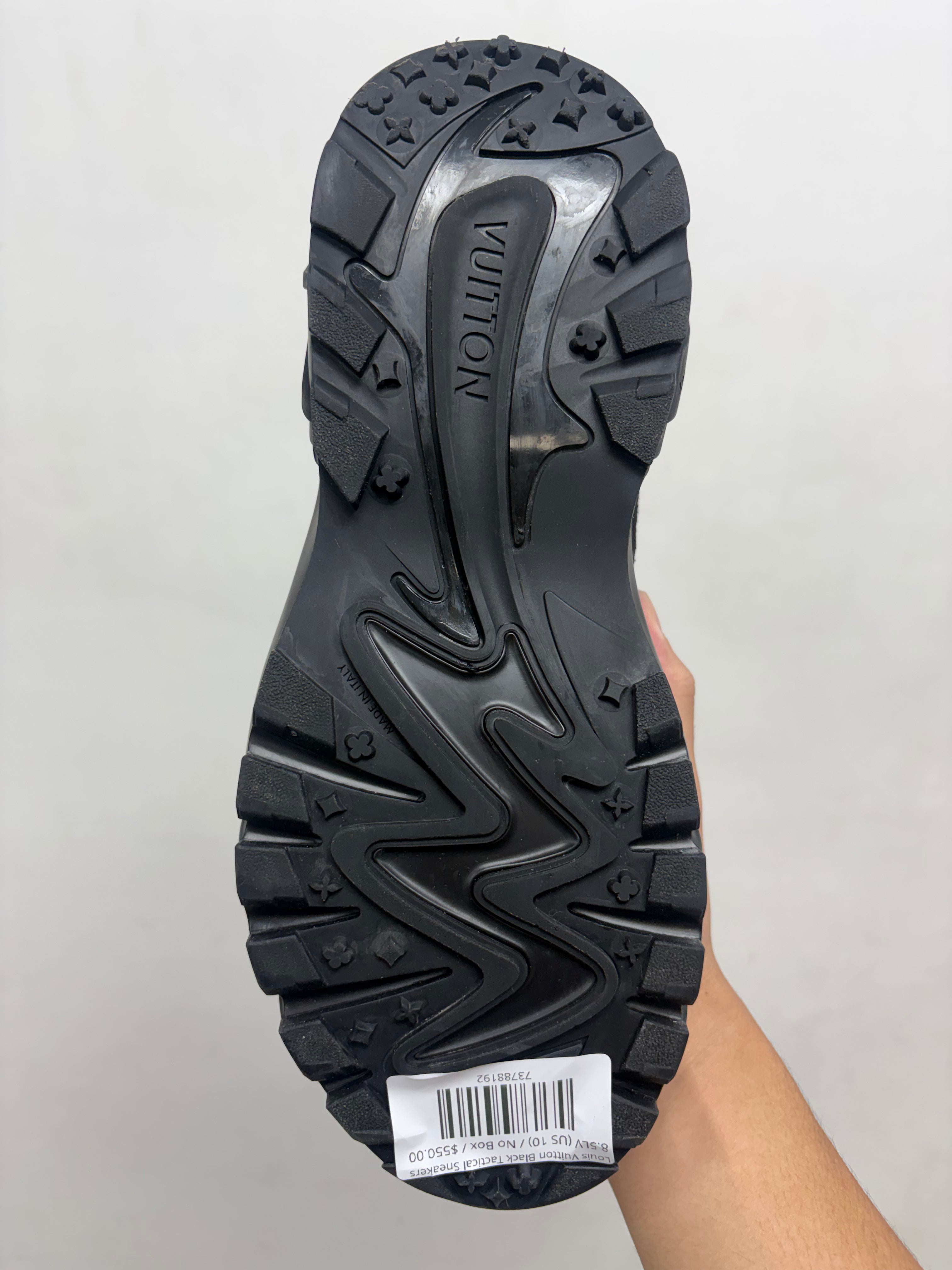 Louis Vuitton Black Tactical Sneakers