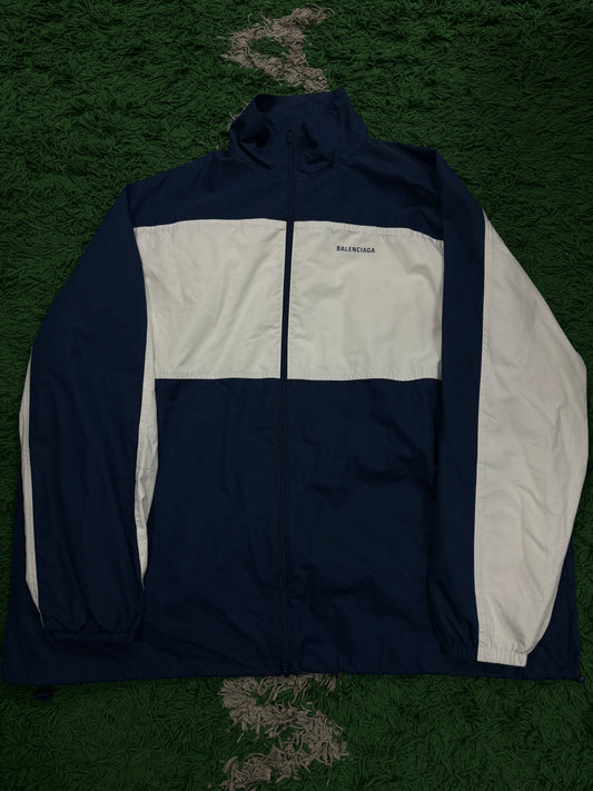 Balenciaga Zip Up Navy White Used XXL N/A