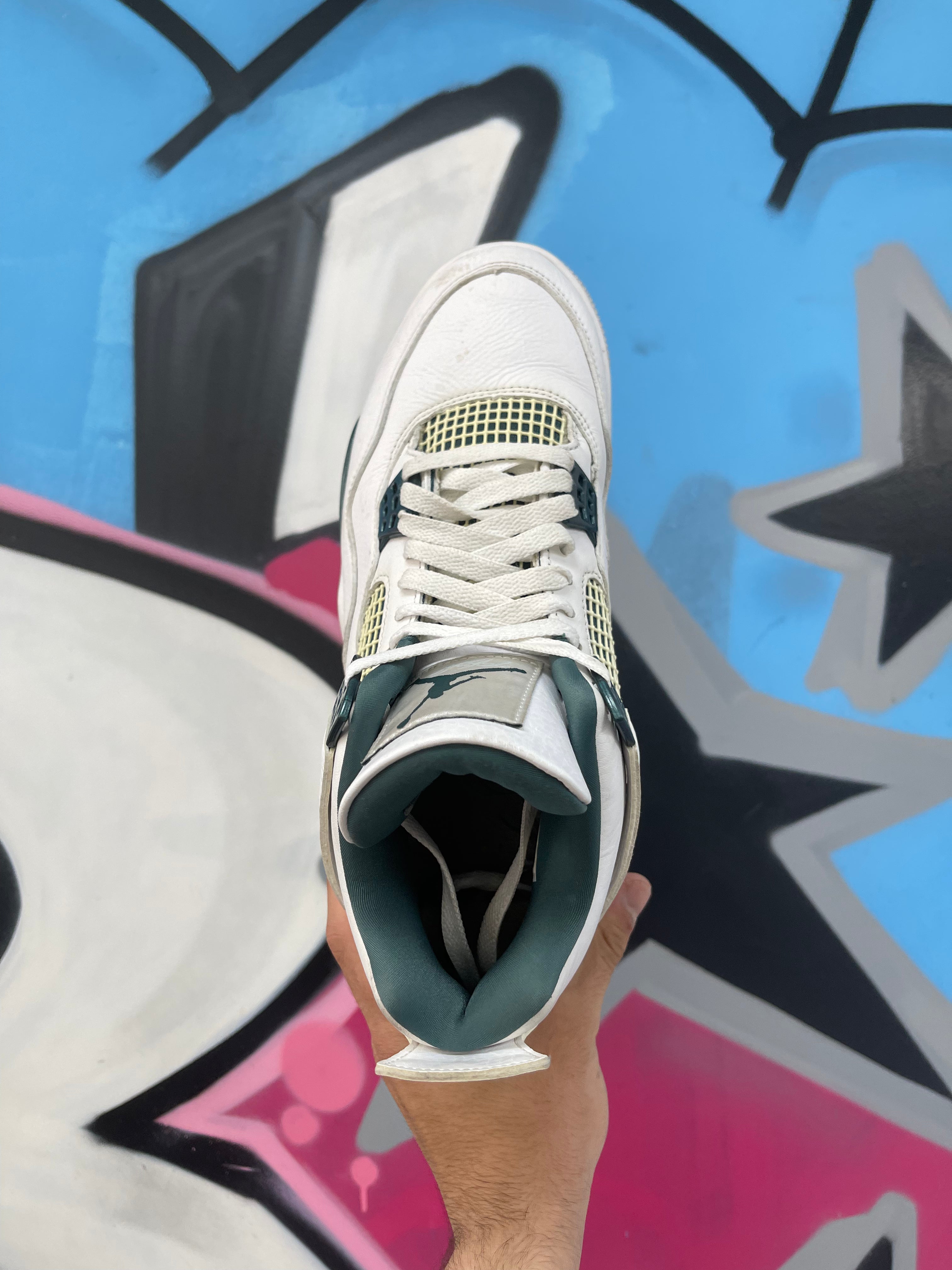 Jordan 4 Oxidized Green Sneakers