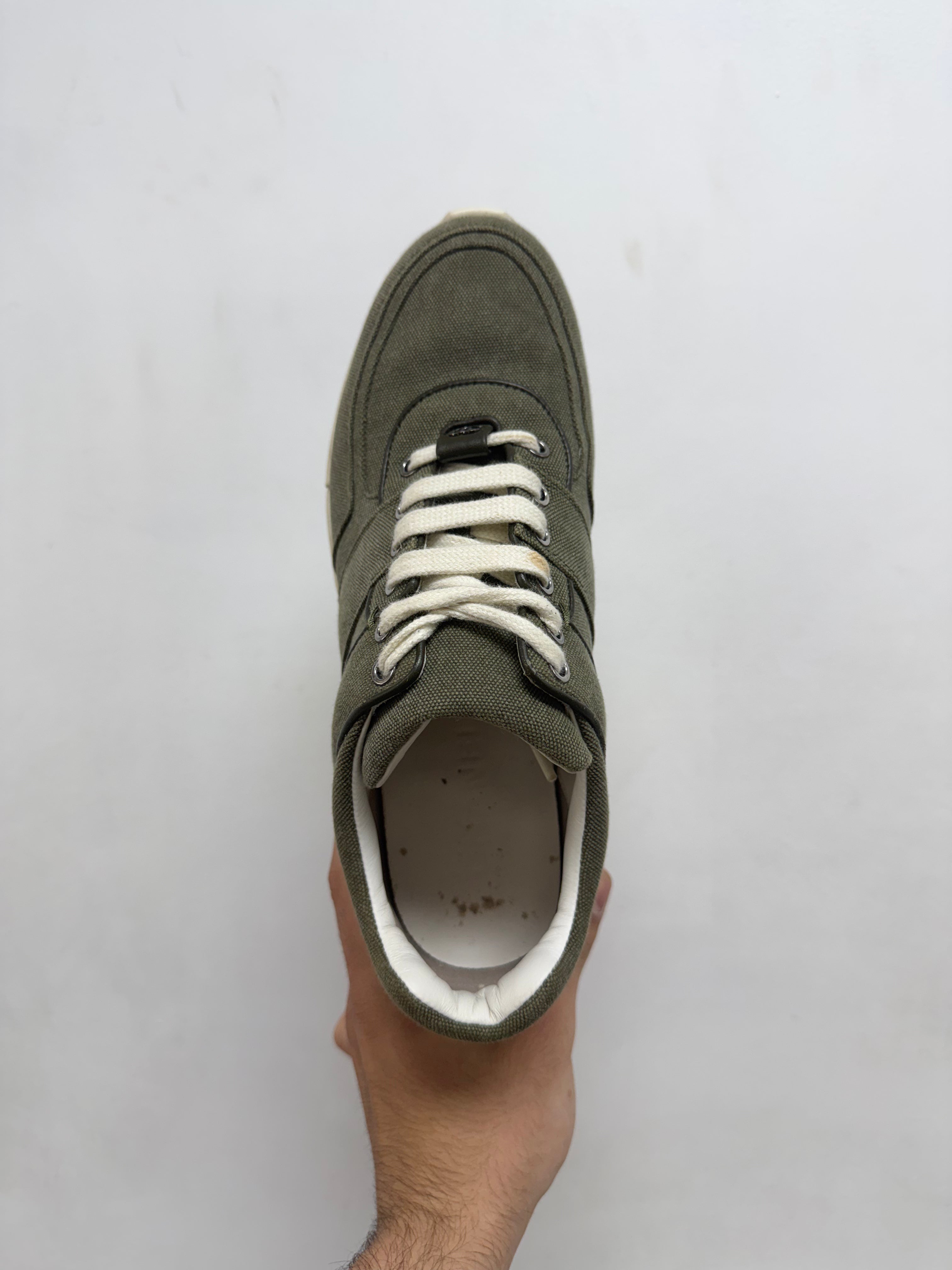 Chanel Olive Runner Sneakers