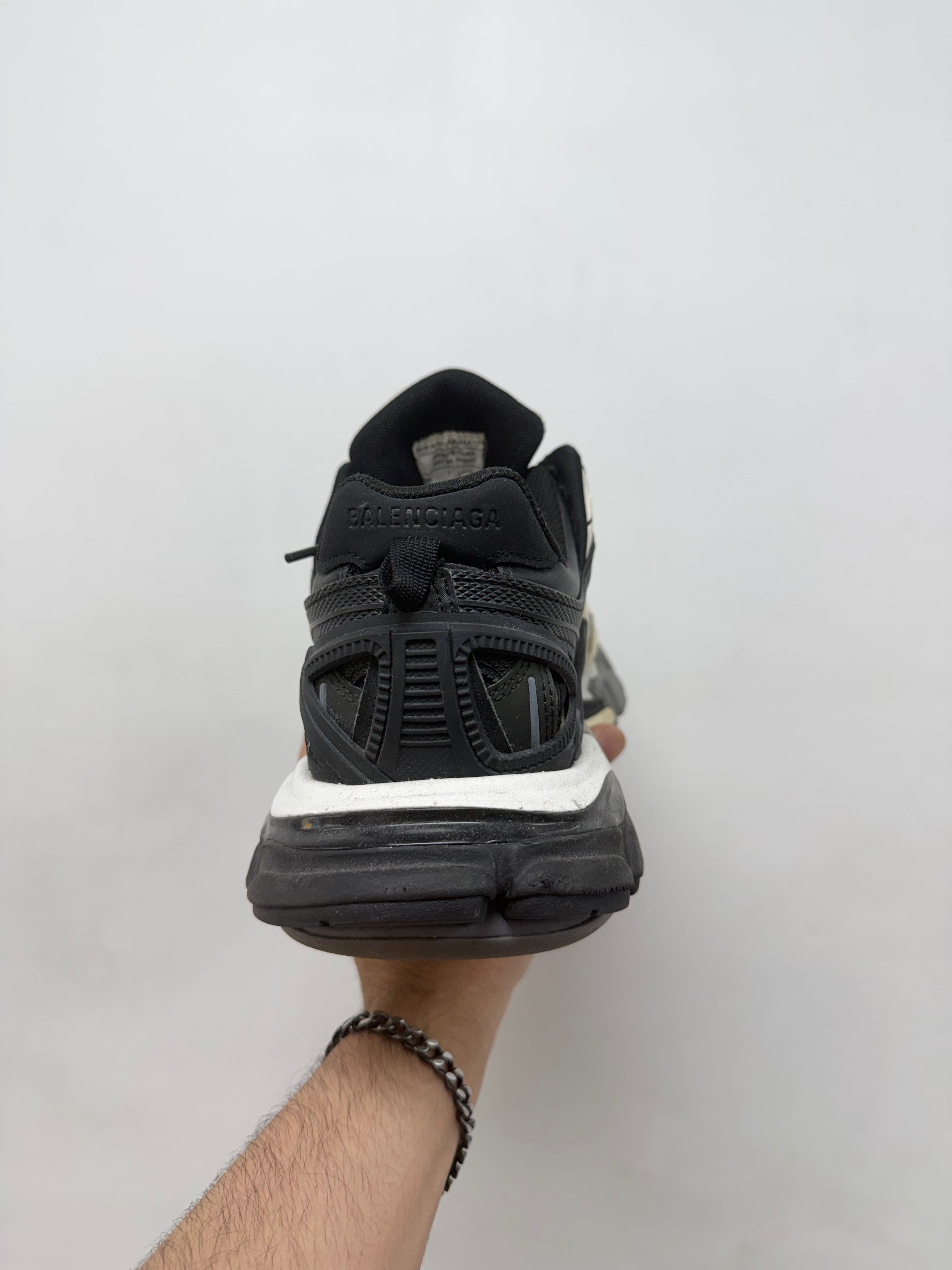 Balenciaga Black White Track 2 Sneakers