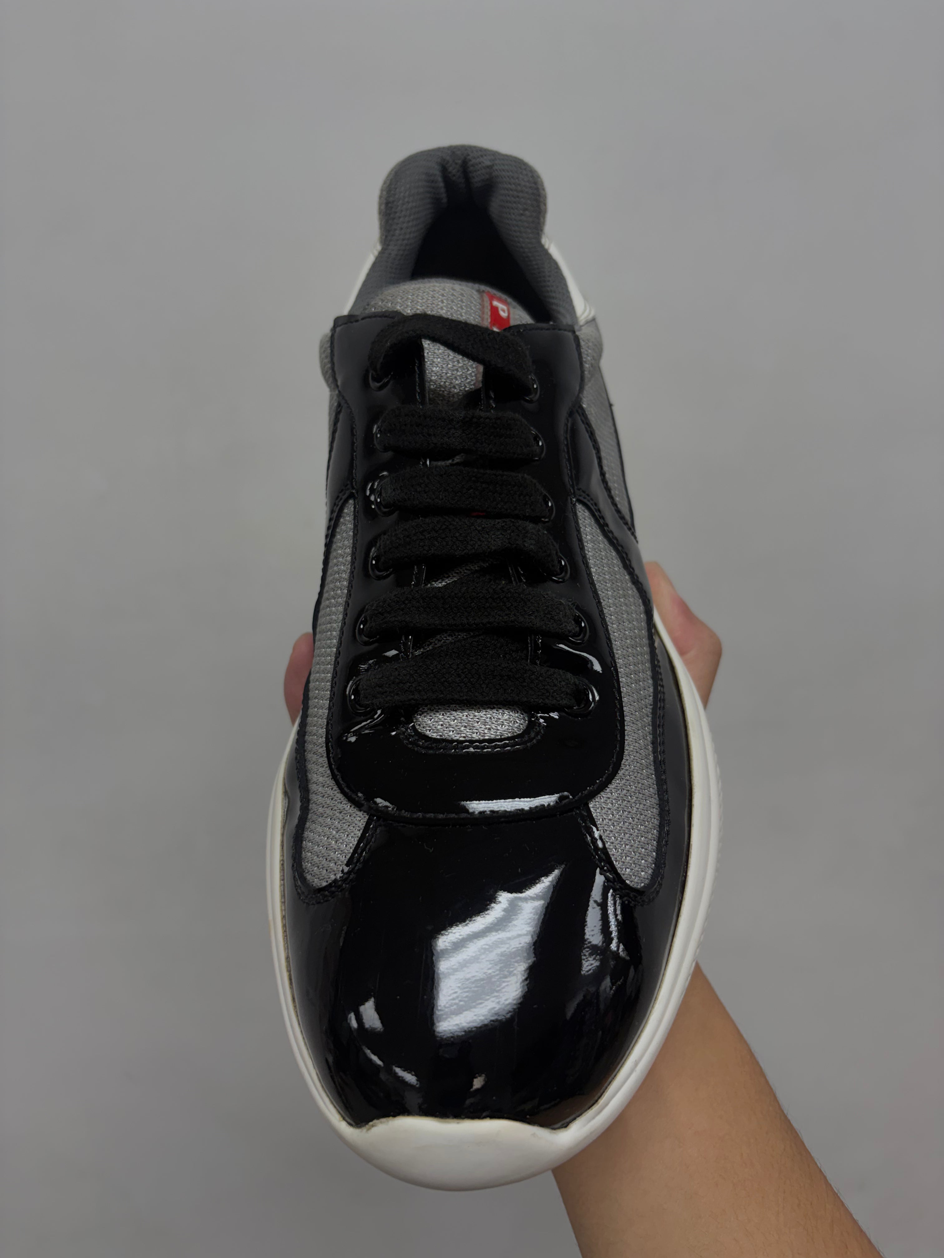 Prada Black White Cups Sneakers