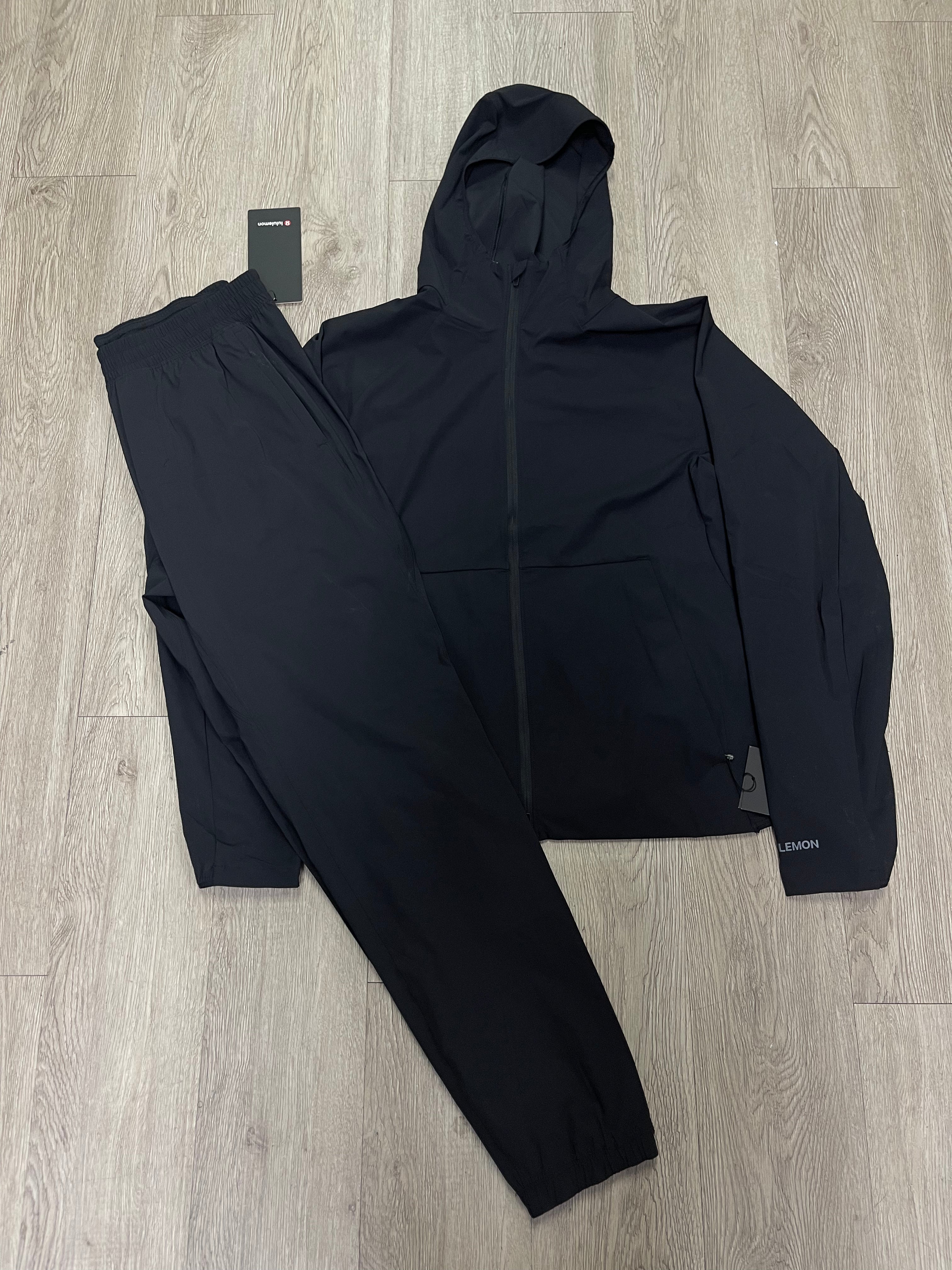 Lululemon Black Pace Breaker Track Suit