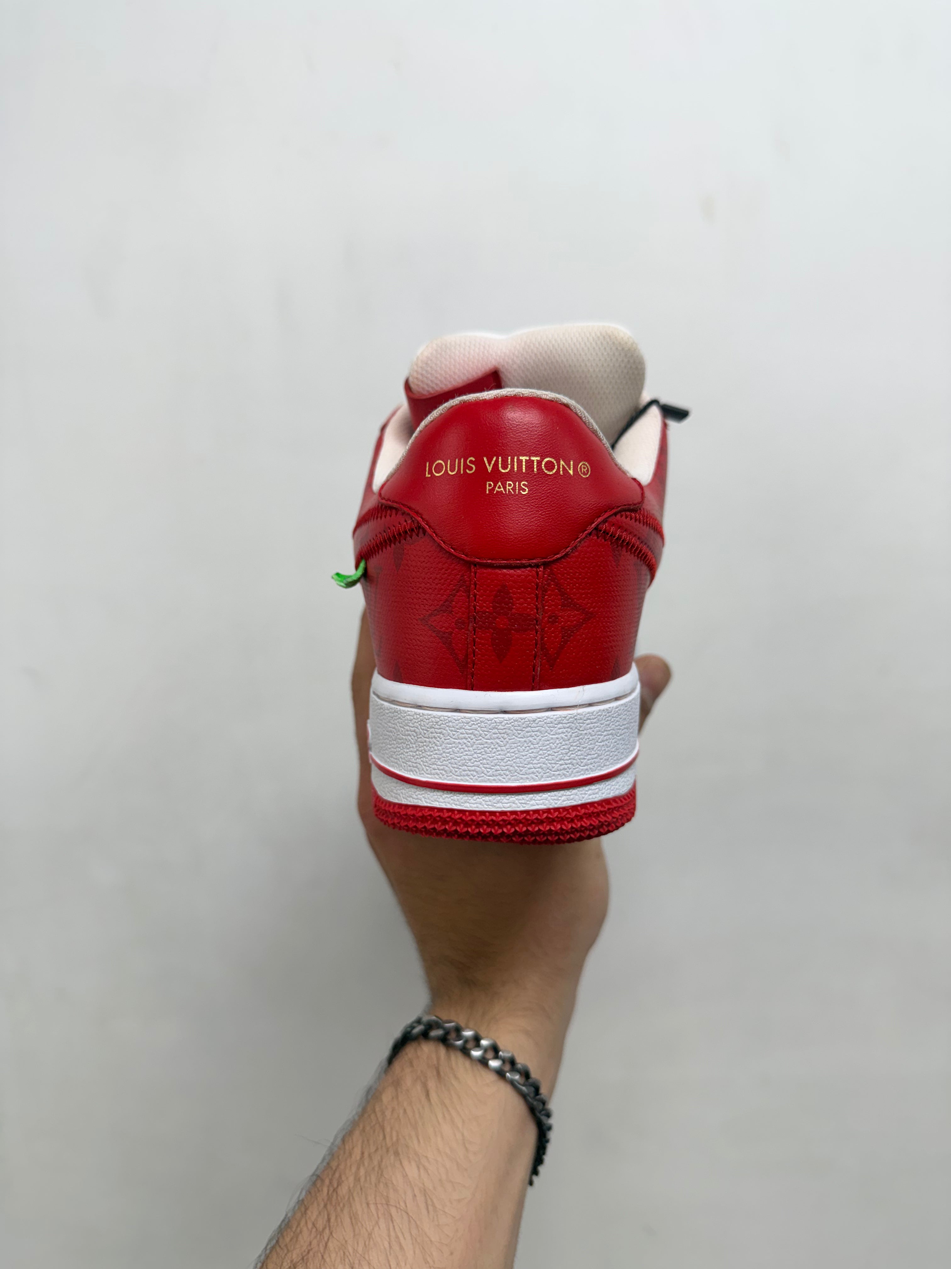Nike x Off-White AF1 Red Sneakers