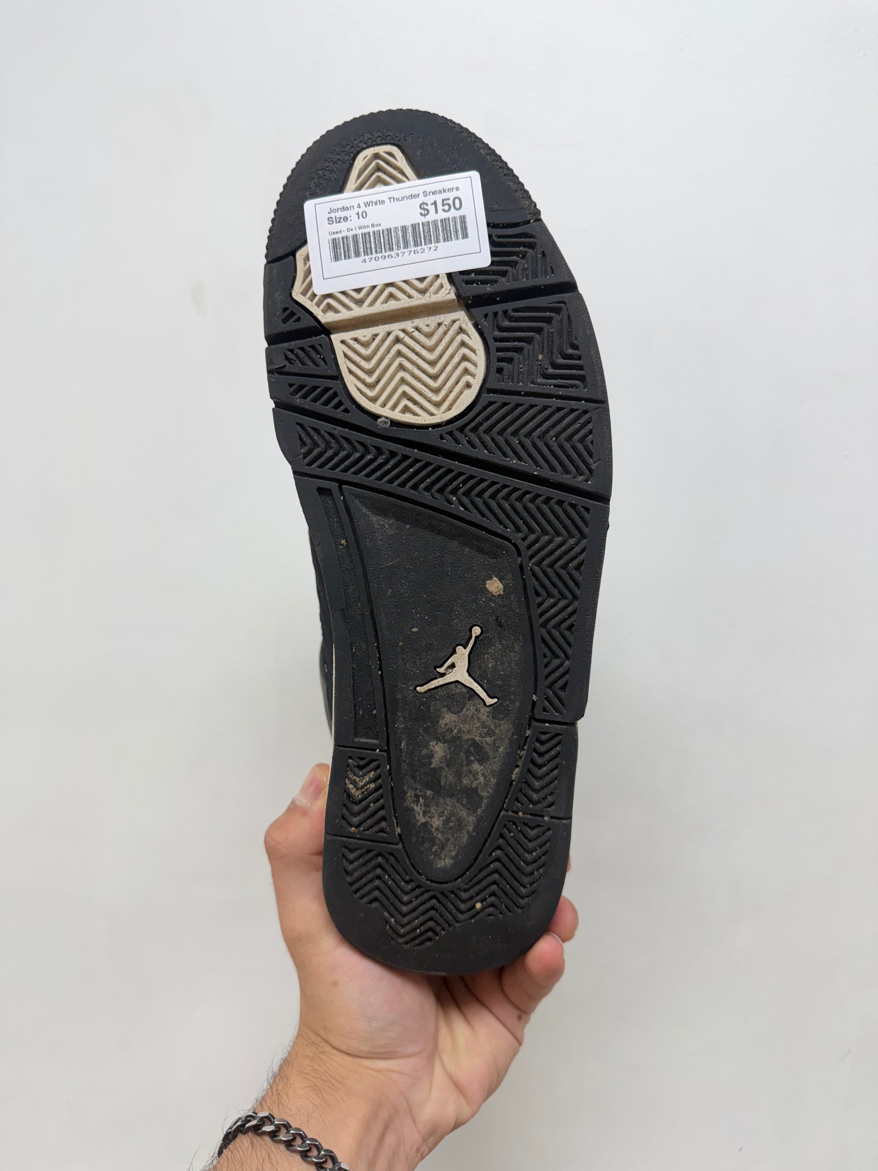Jordan 4 White Thunder Sneakers