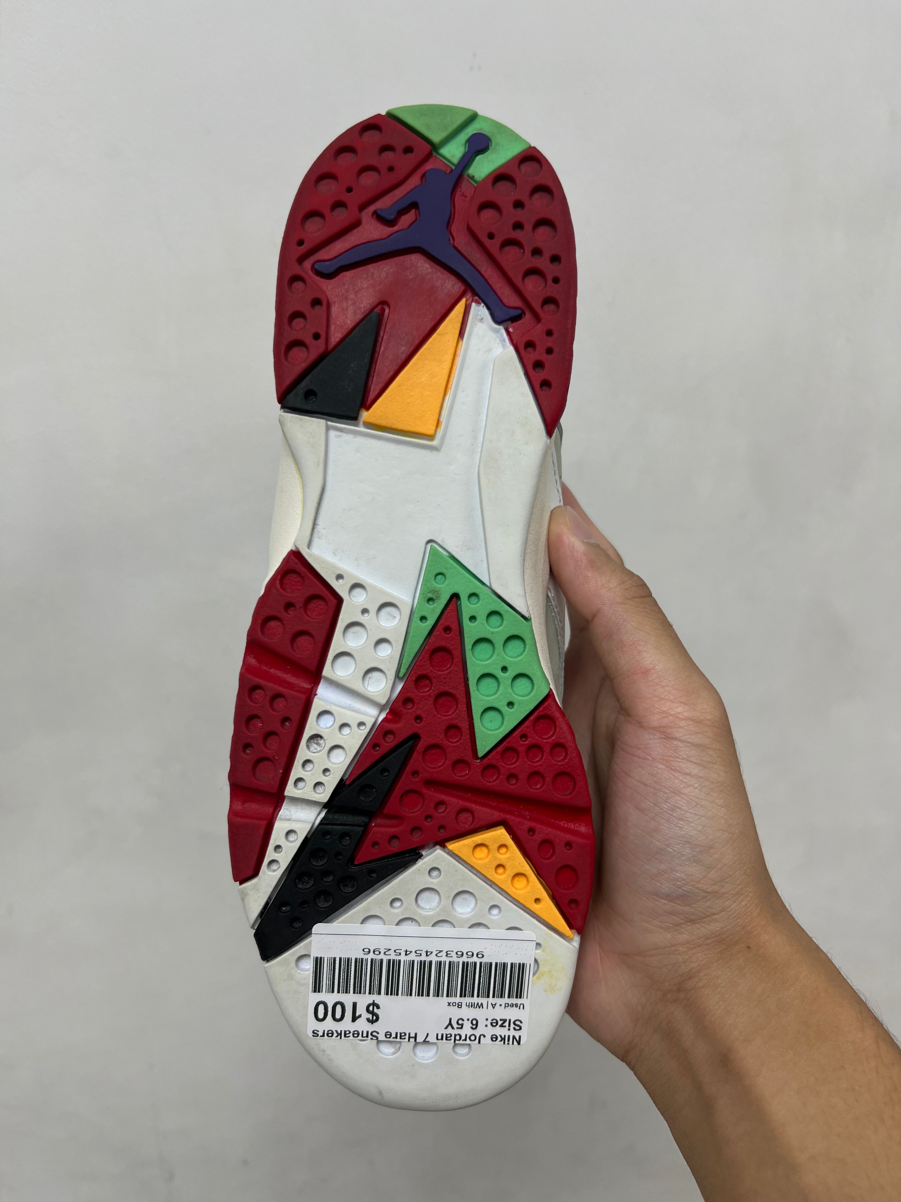 Nike Jordan 7 Hare Sneakers