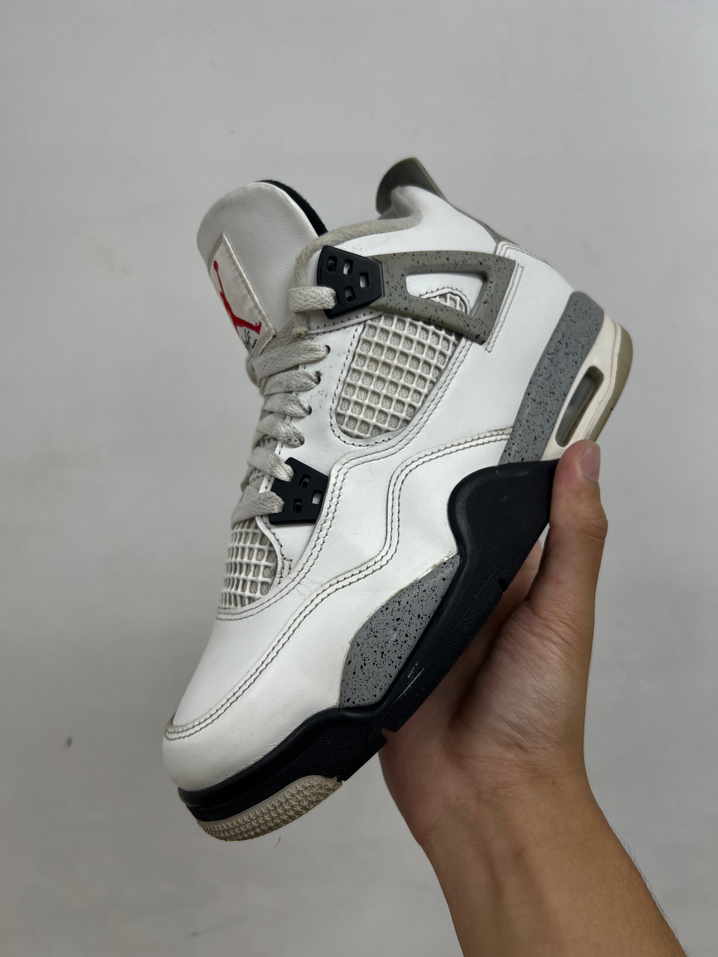 Jordan 4 White Cement Sneakers