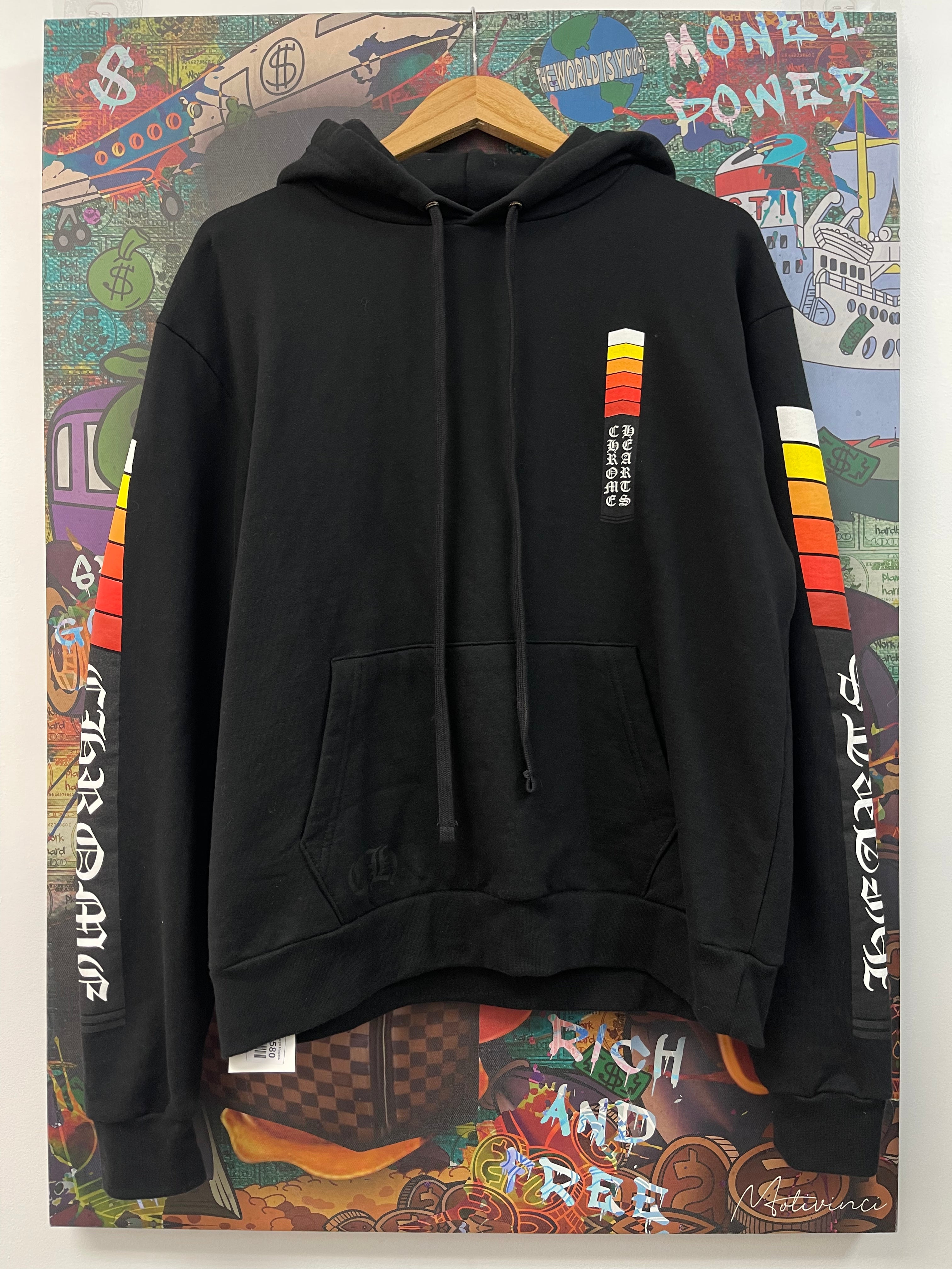 Chrome Hearts Black Boost Logo Hoodie