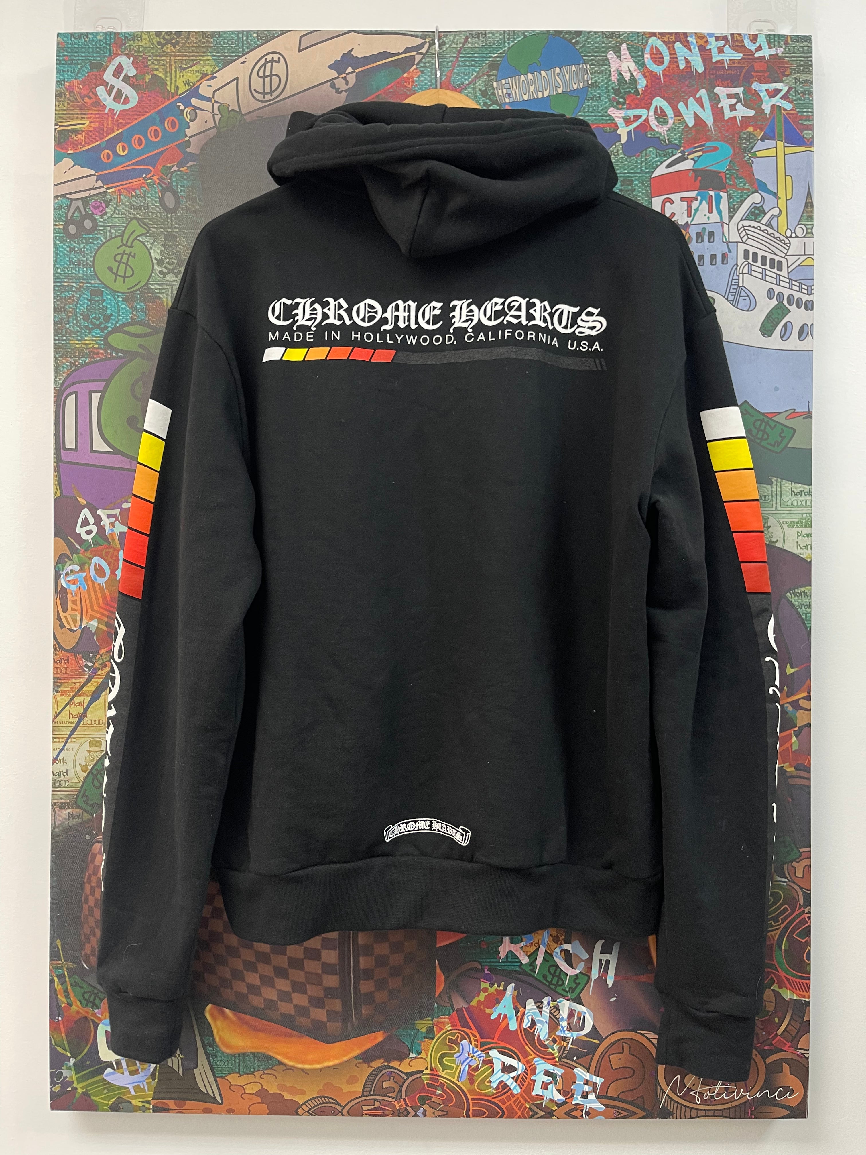 Chrome Hearts Black Boost Logo Hoodie