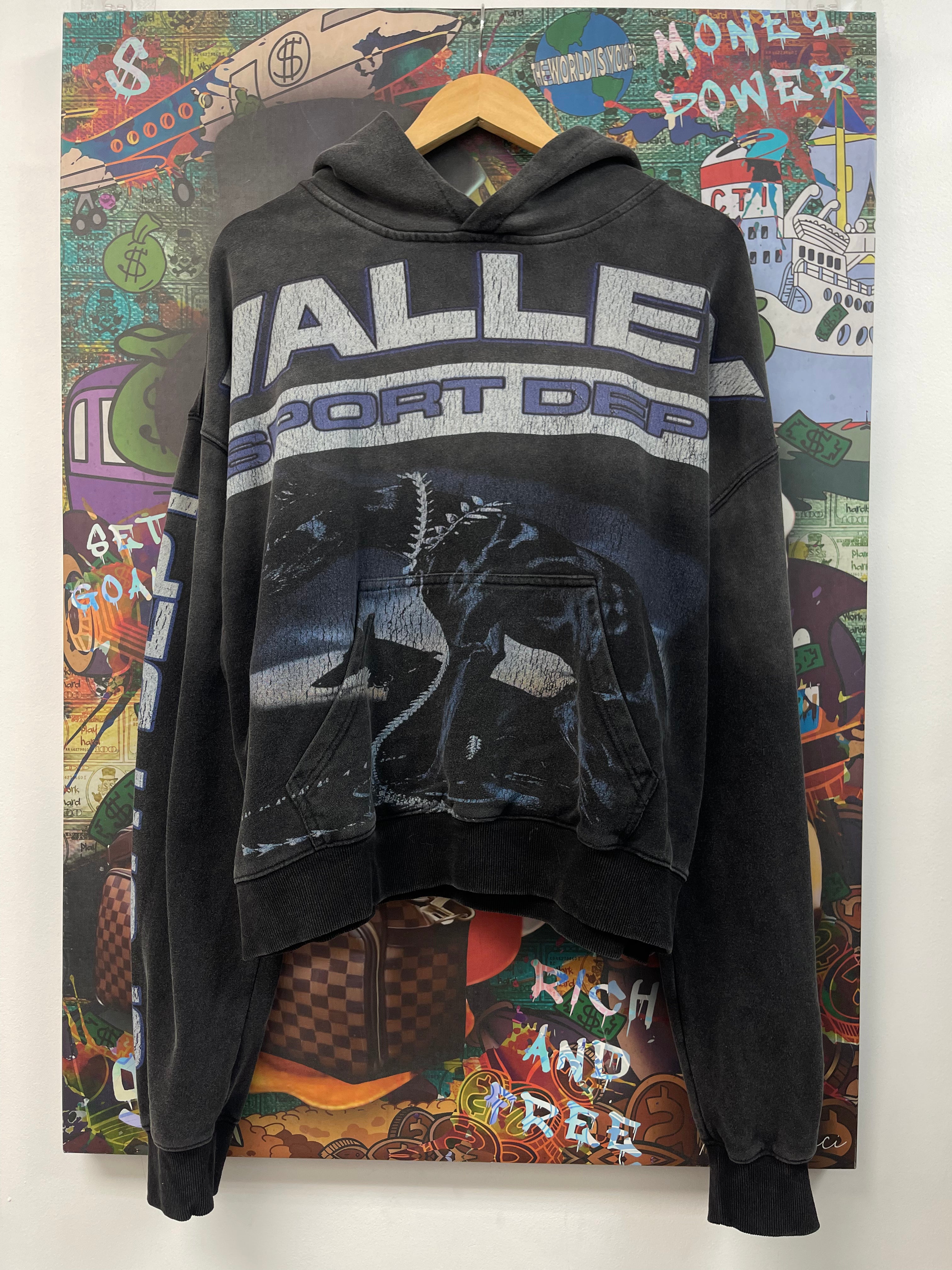 Vale Black Big Dog Hoodie