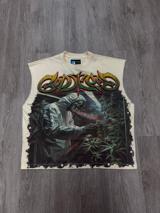 Godspeed "420 Indoor VVS" Bone Sleeveless Tee