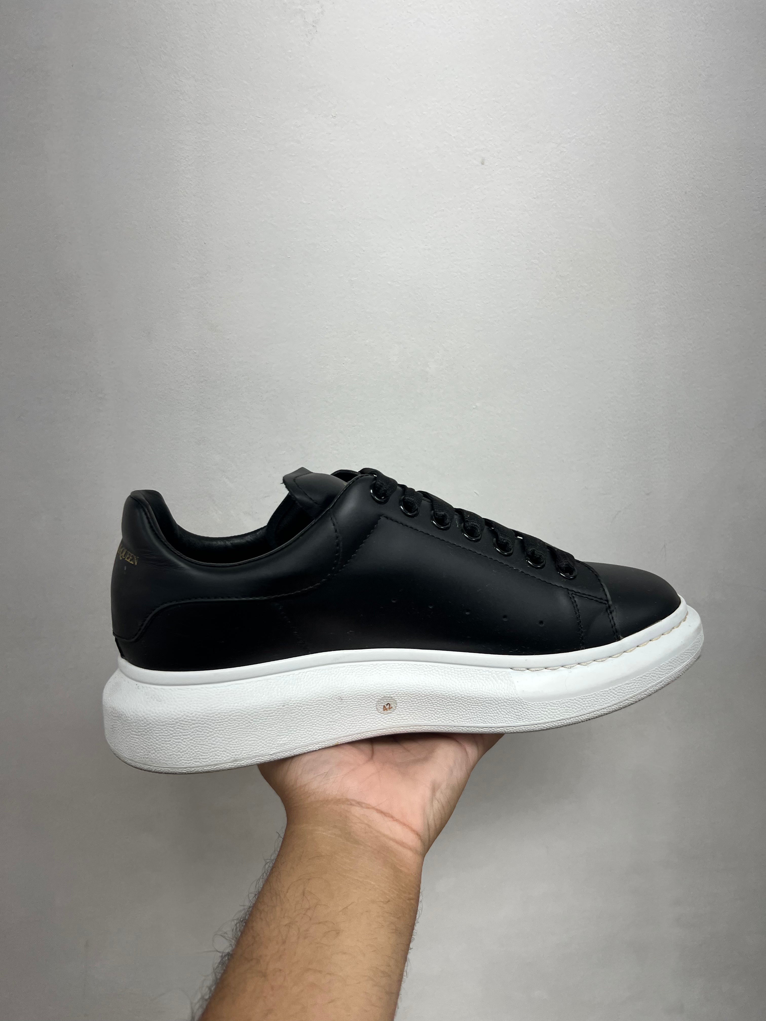 Alexander Mcqueen Black White Oversized Sneakers
