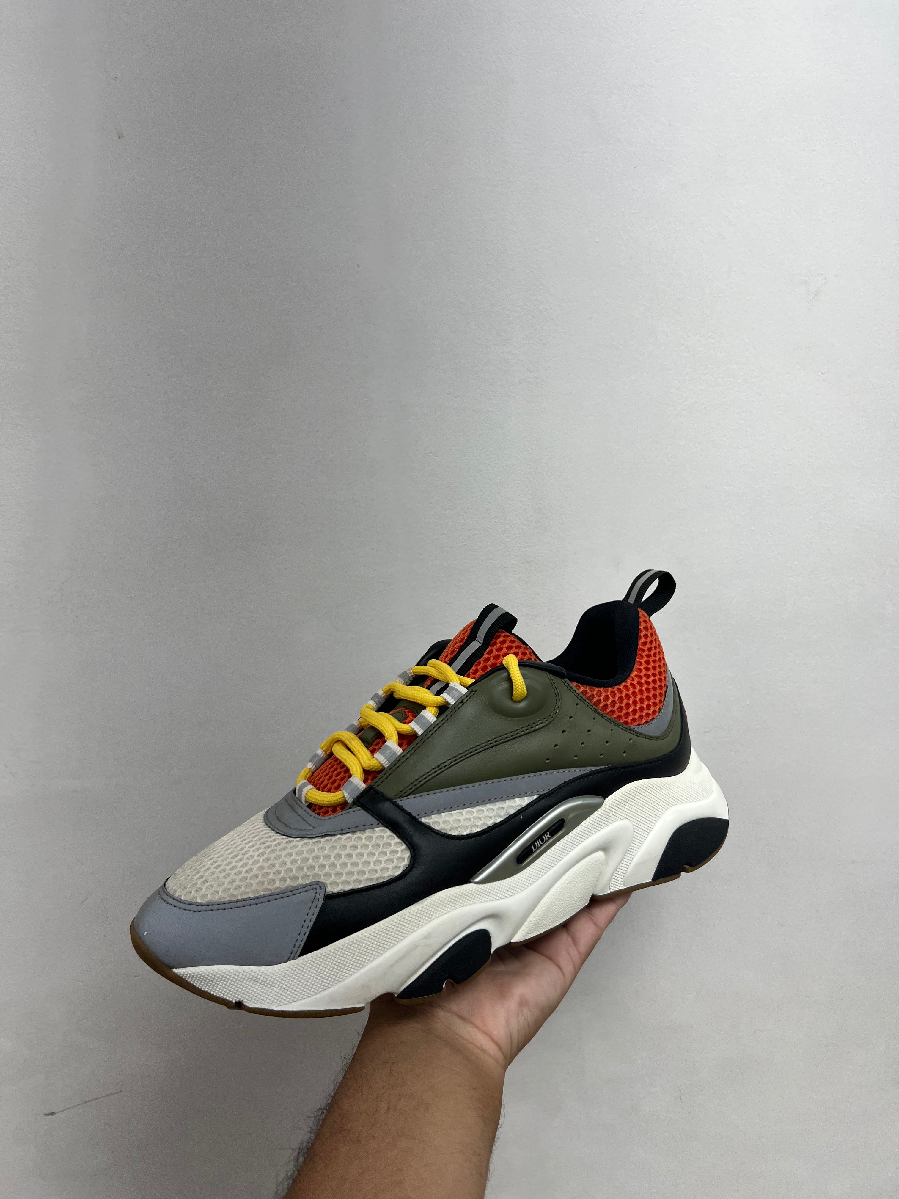 Dior Olive Orange B22 Sneakers