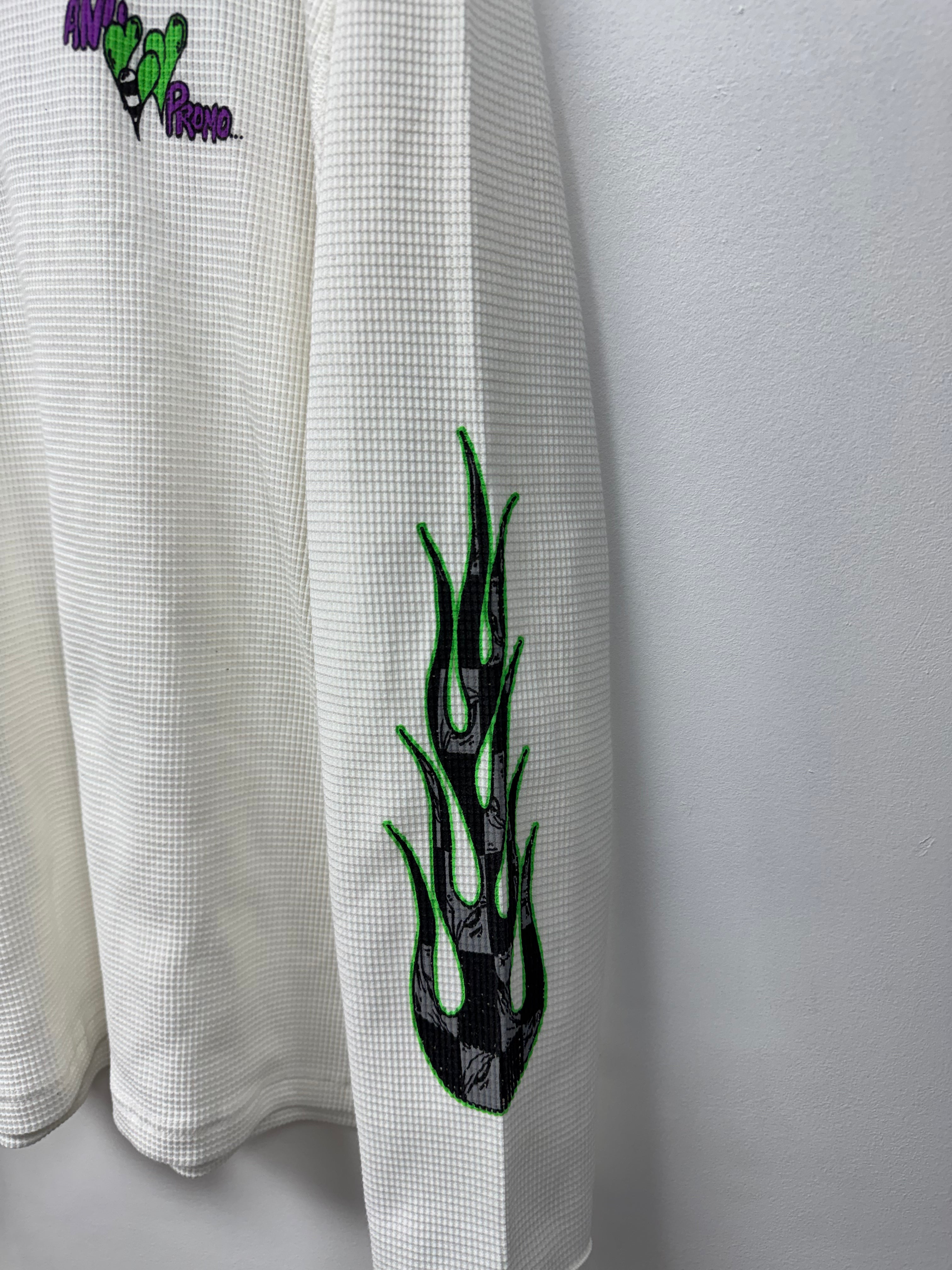 Matty Boy Anti Promo Purple Green Flames Thermal