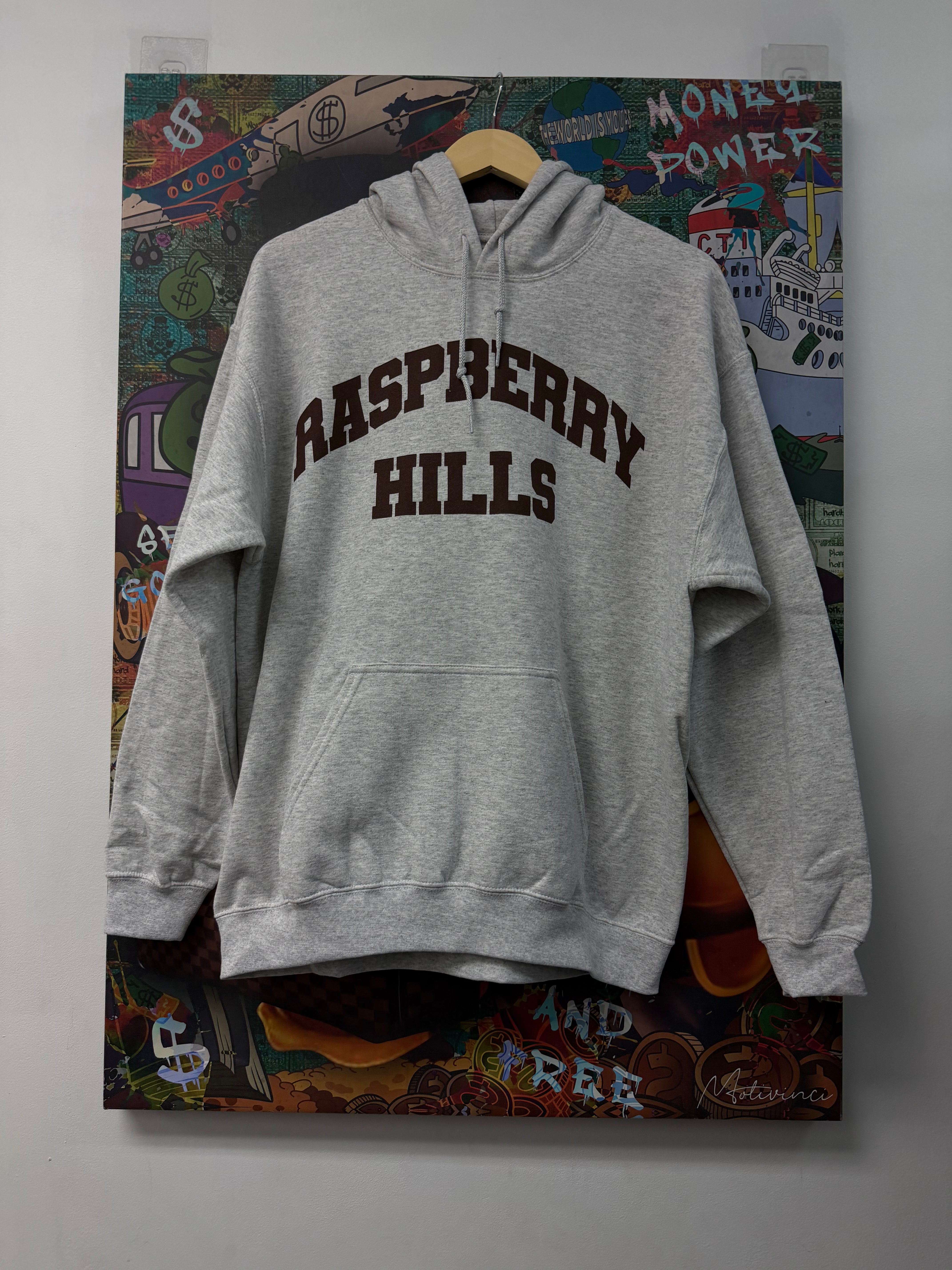 GV Grey Brown Classic Logo Hoodie