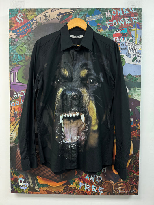 Givenchy Rottweiler Button Up