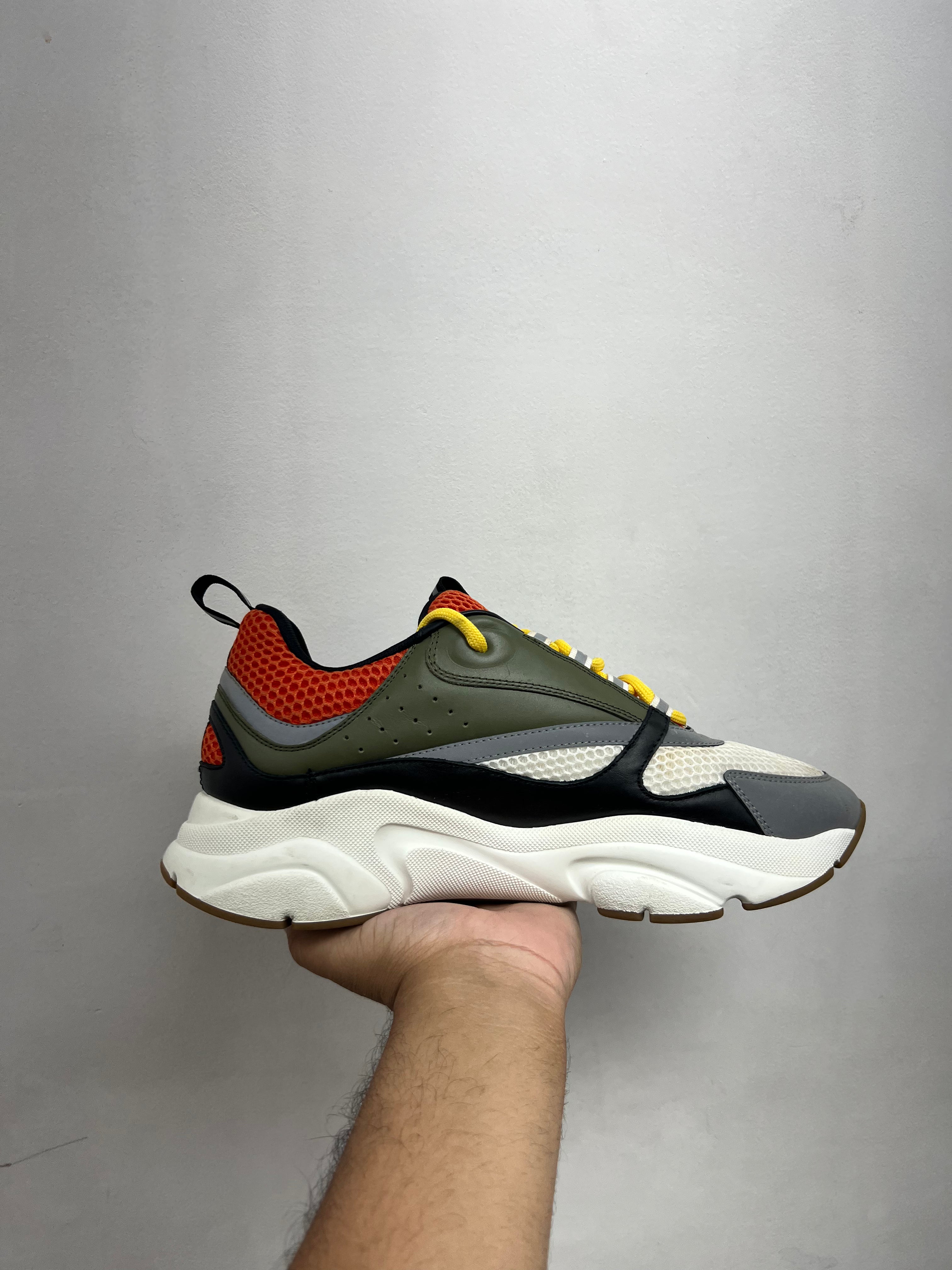 Dior Olive Orange B22 Sneakers