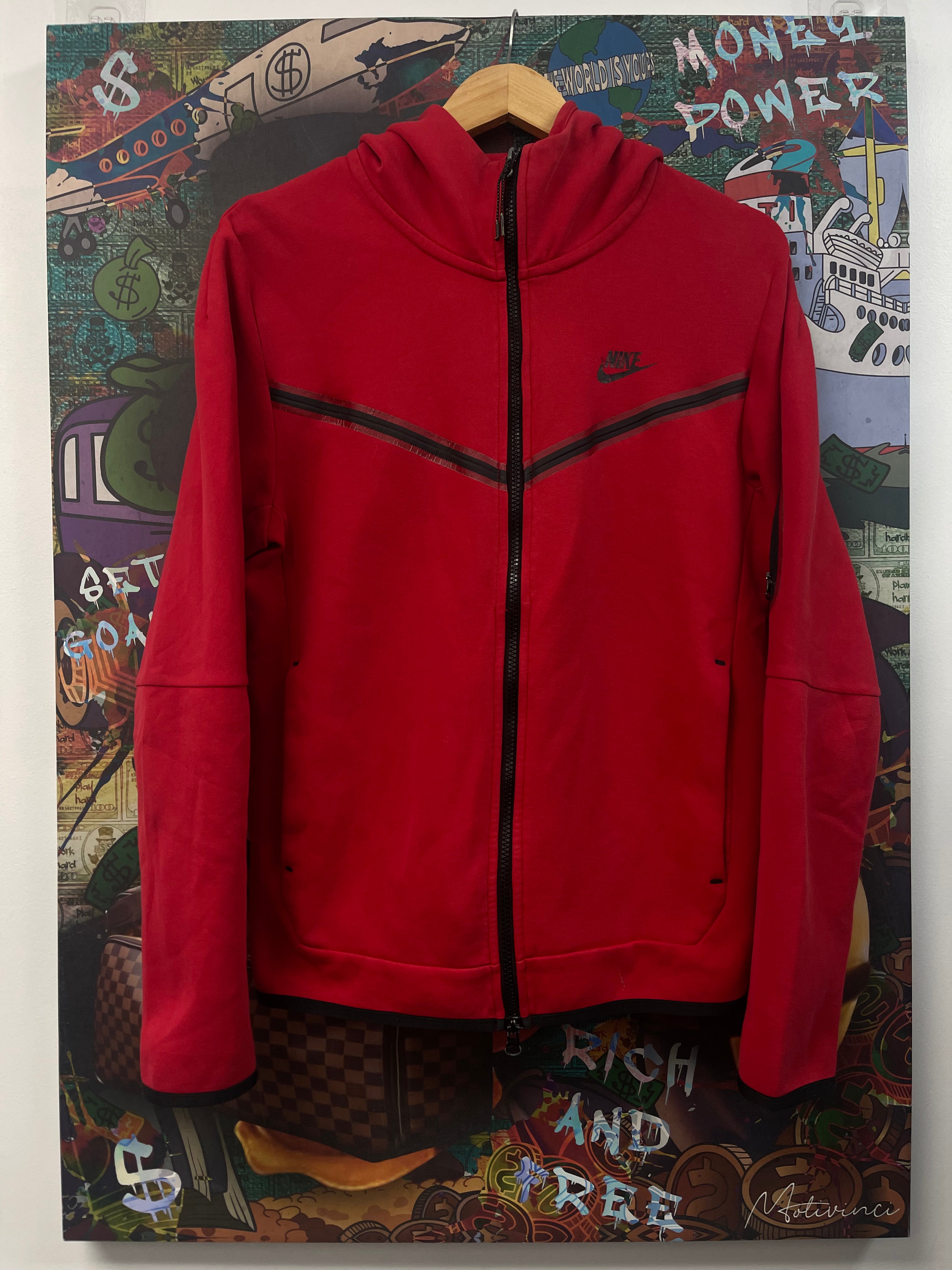 Nike Red Tech Hoodie
