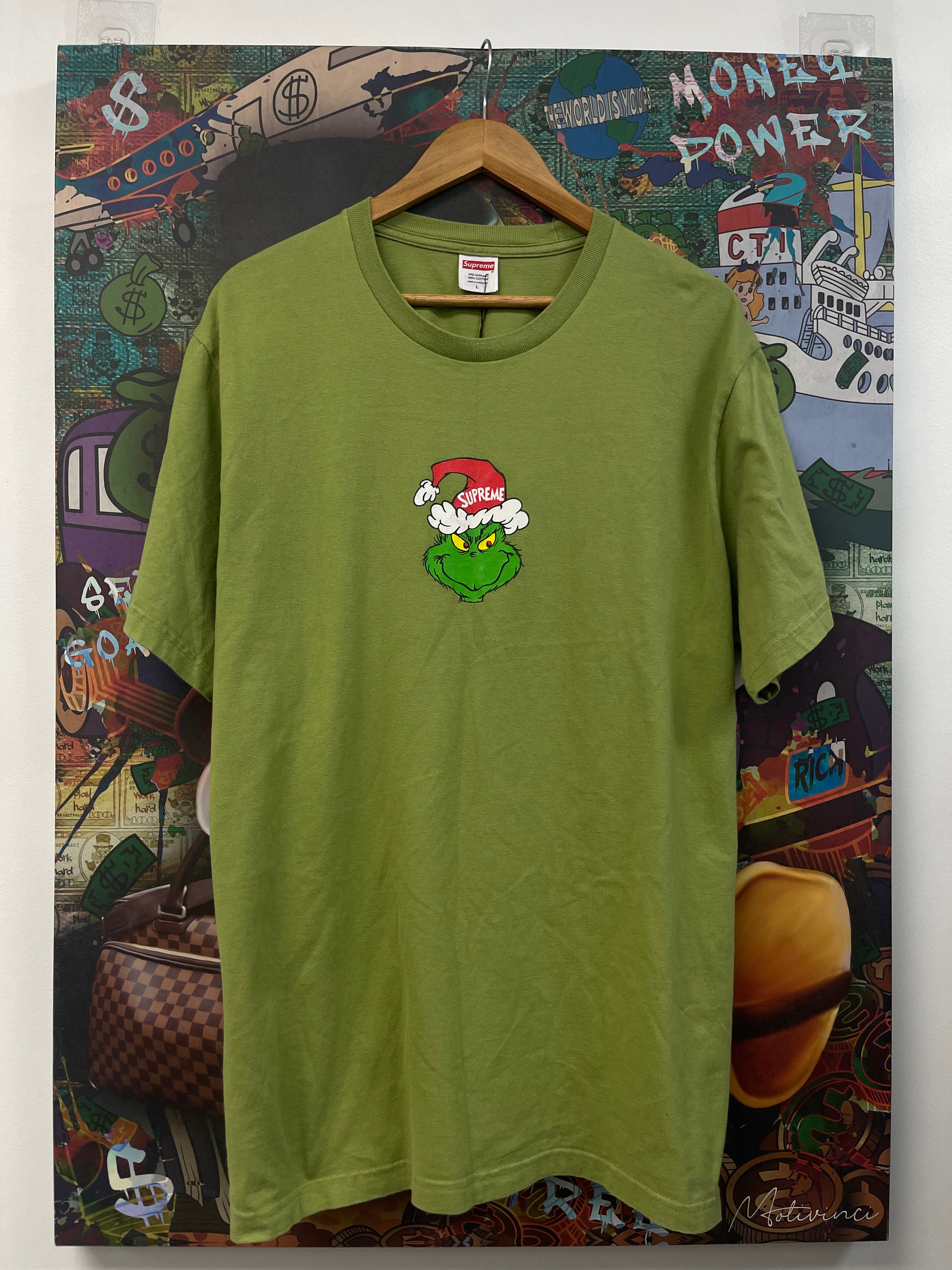 Supreme Olive Grinch Tee