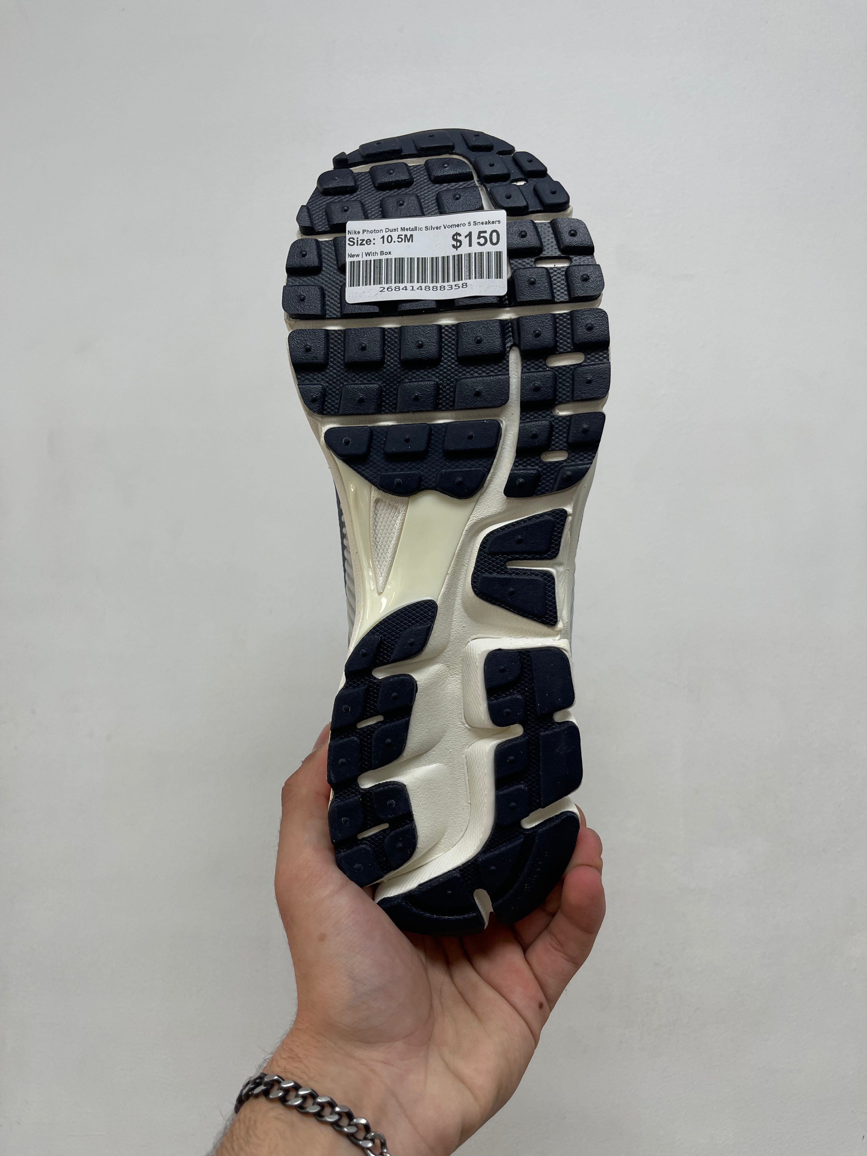 Nike Photon Dust Metallic Silver Vomero 5 Sneakers