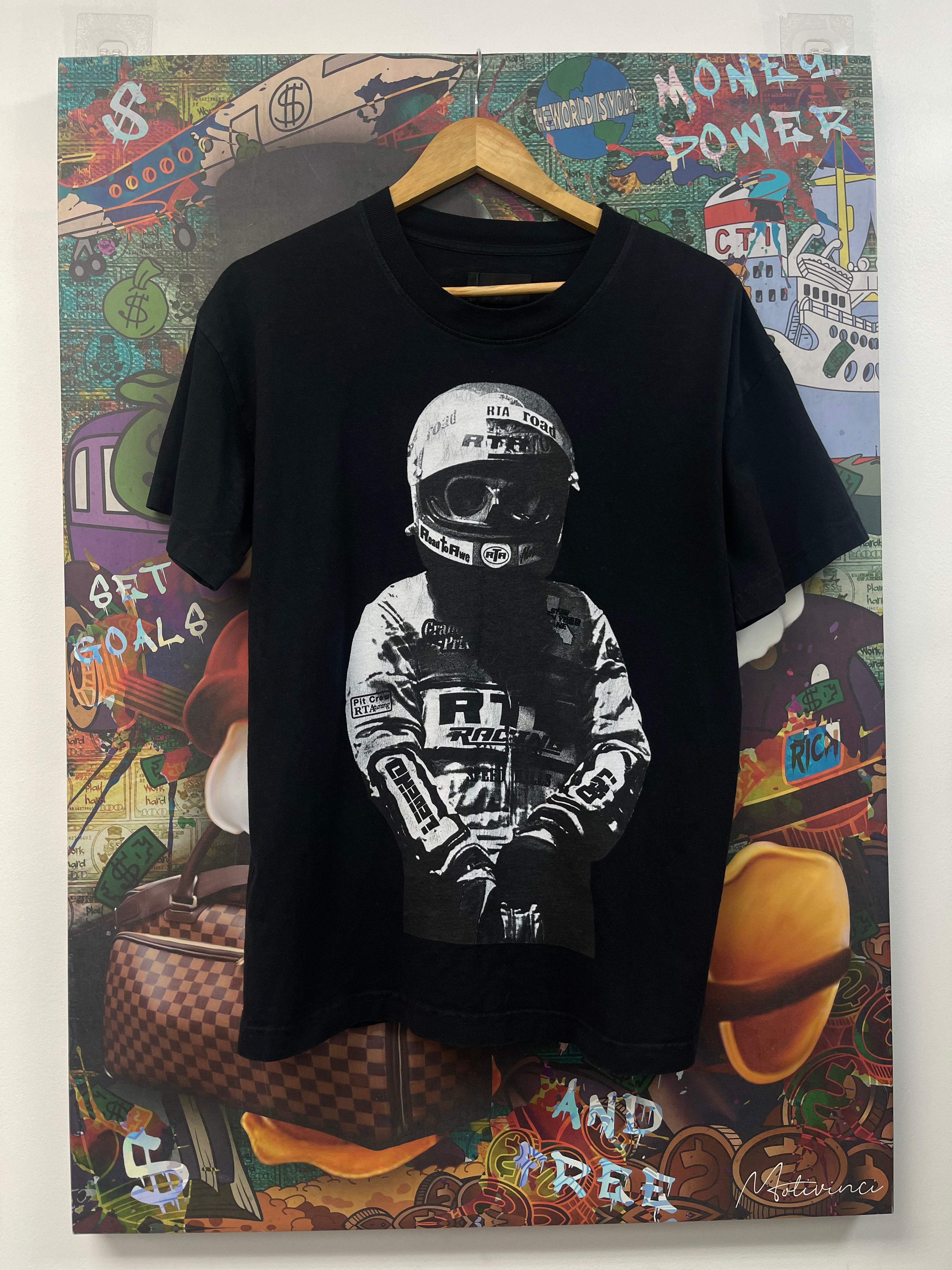 RTA Black  Racing Tee