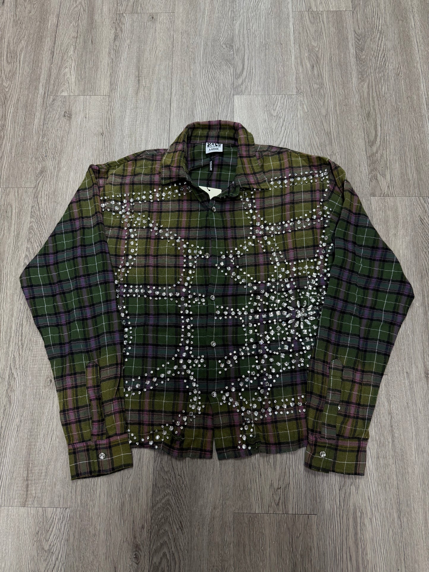 Vale Green Fever Flannel