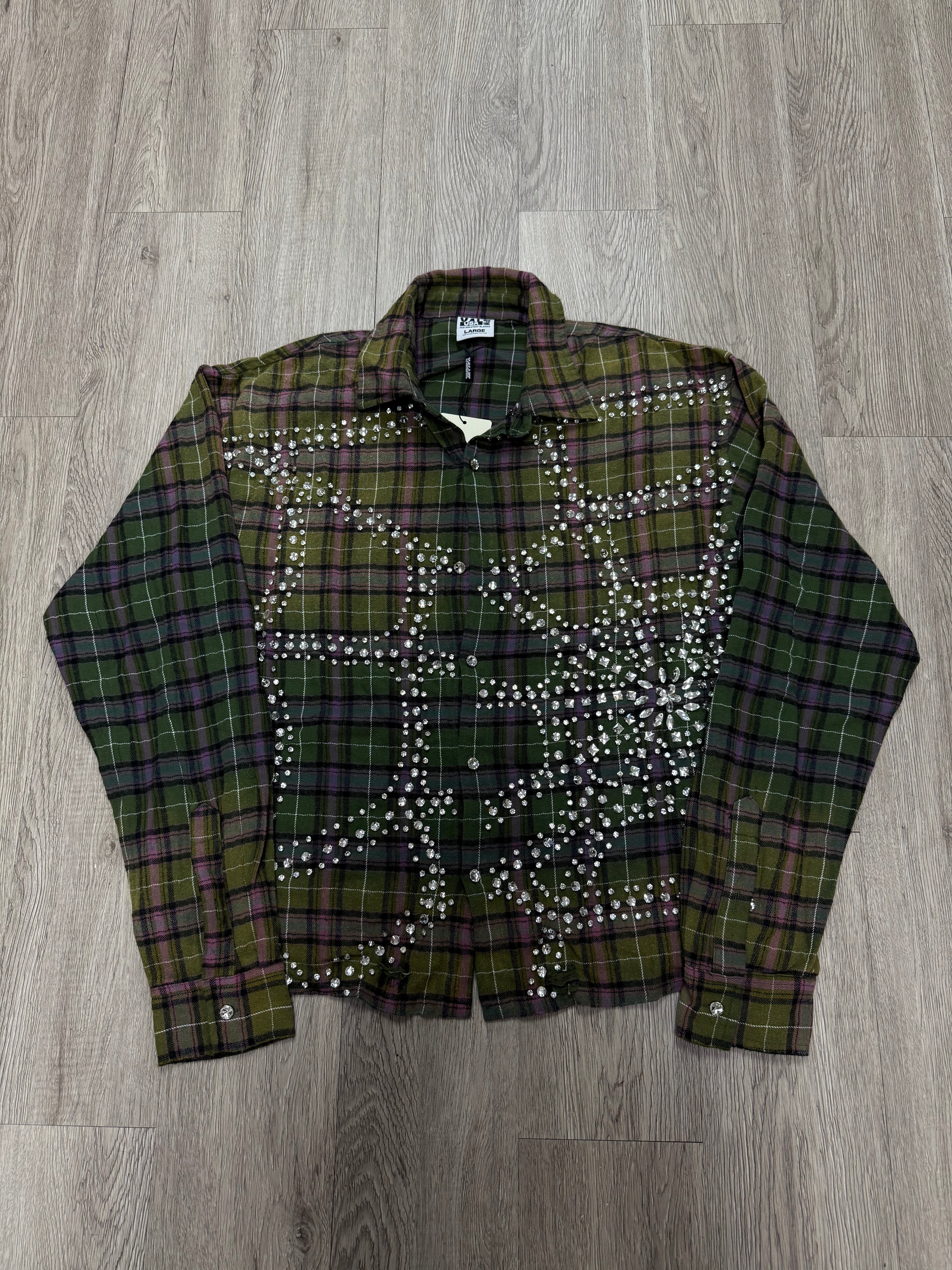 Vale Green Fever Flannel
