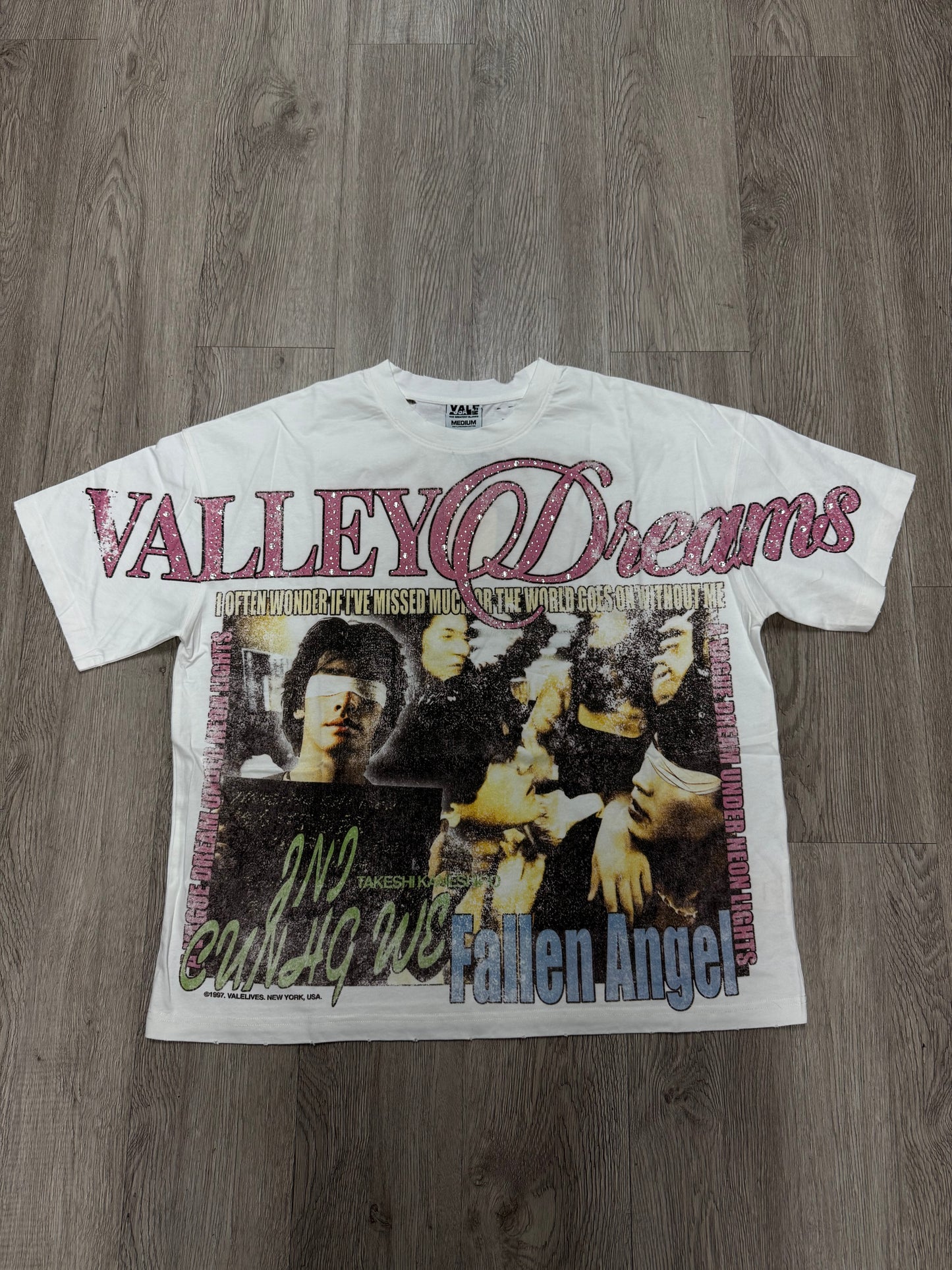 VALE White Fallen Bling Tee